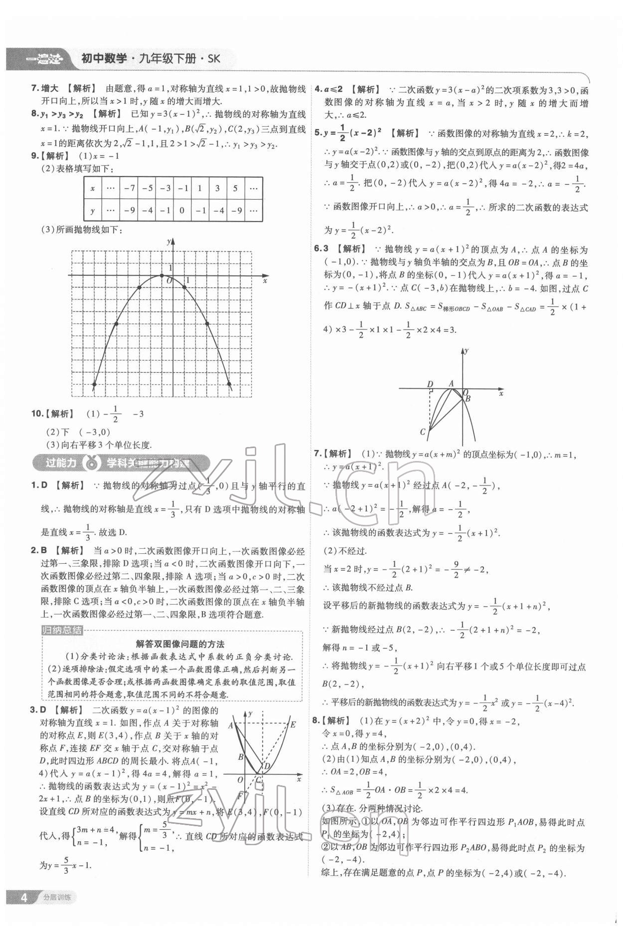 2022年一遍過九年級初中數(shù)學下冊蘇科版 第4頁