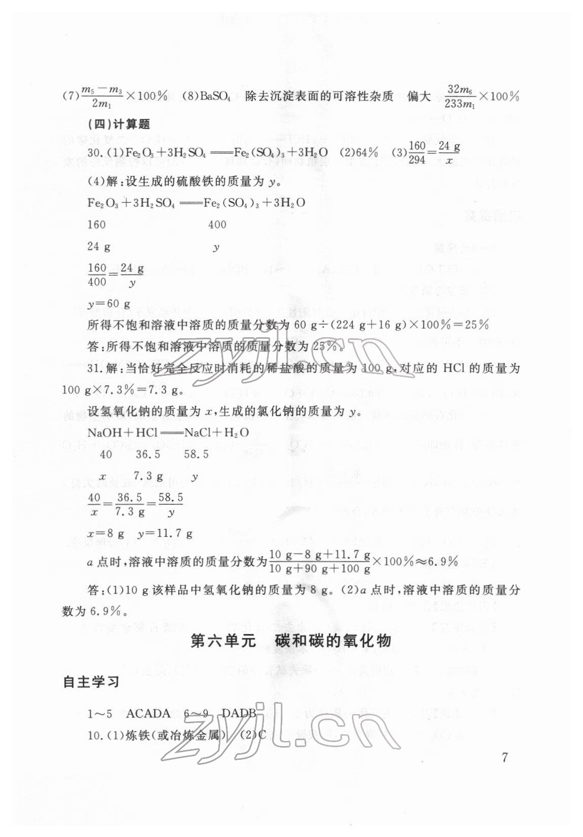 2022年劍指中考化學郴州專版 第7頁