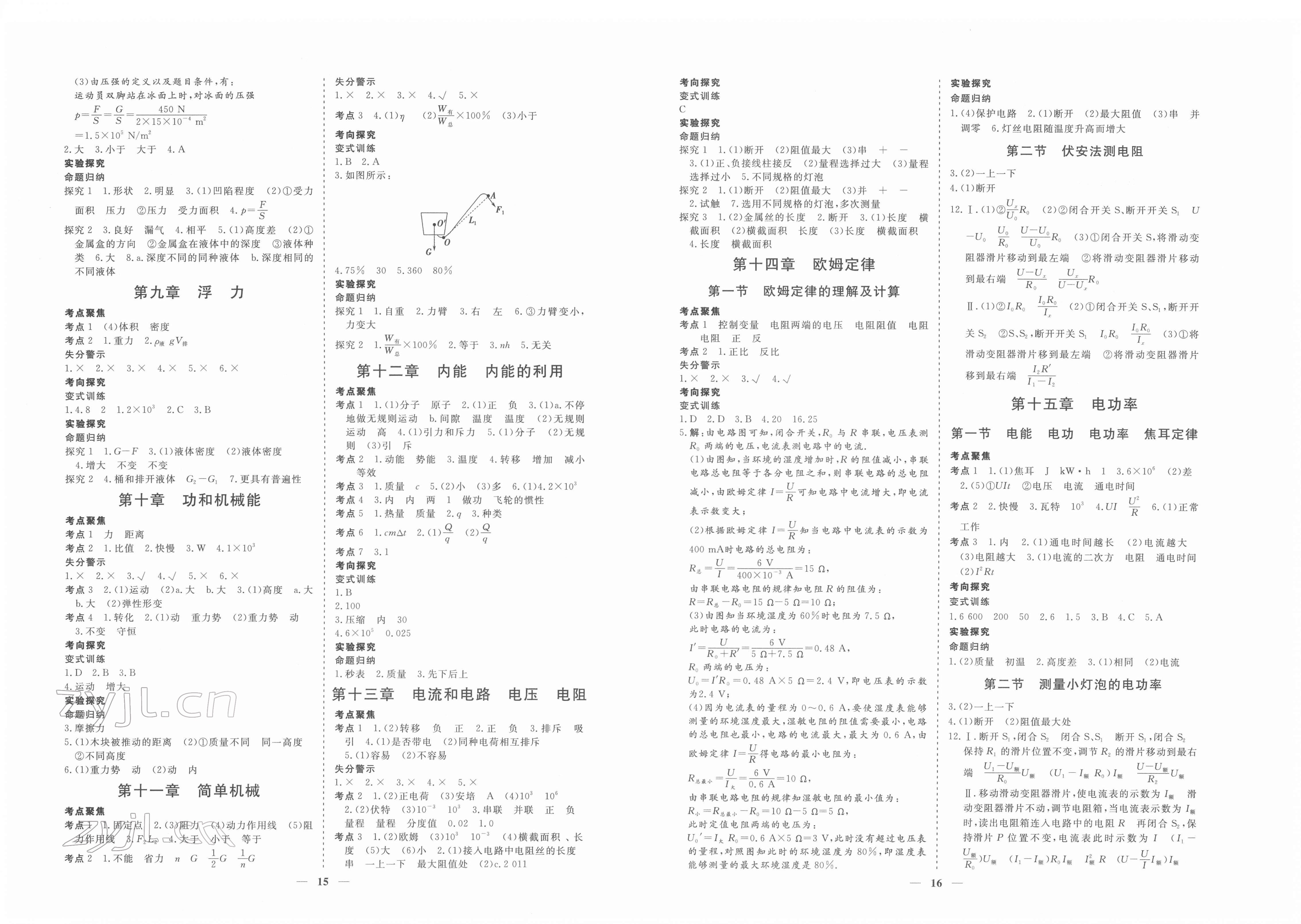 2022年致勝中考初中總復習指導用書物理 第2頁