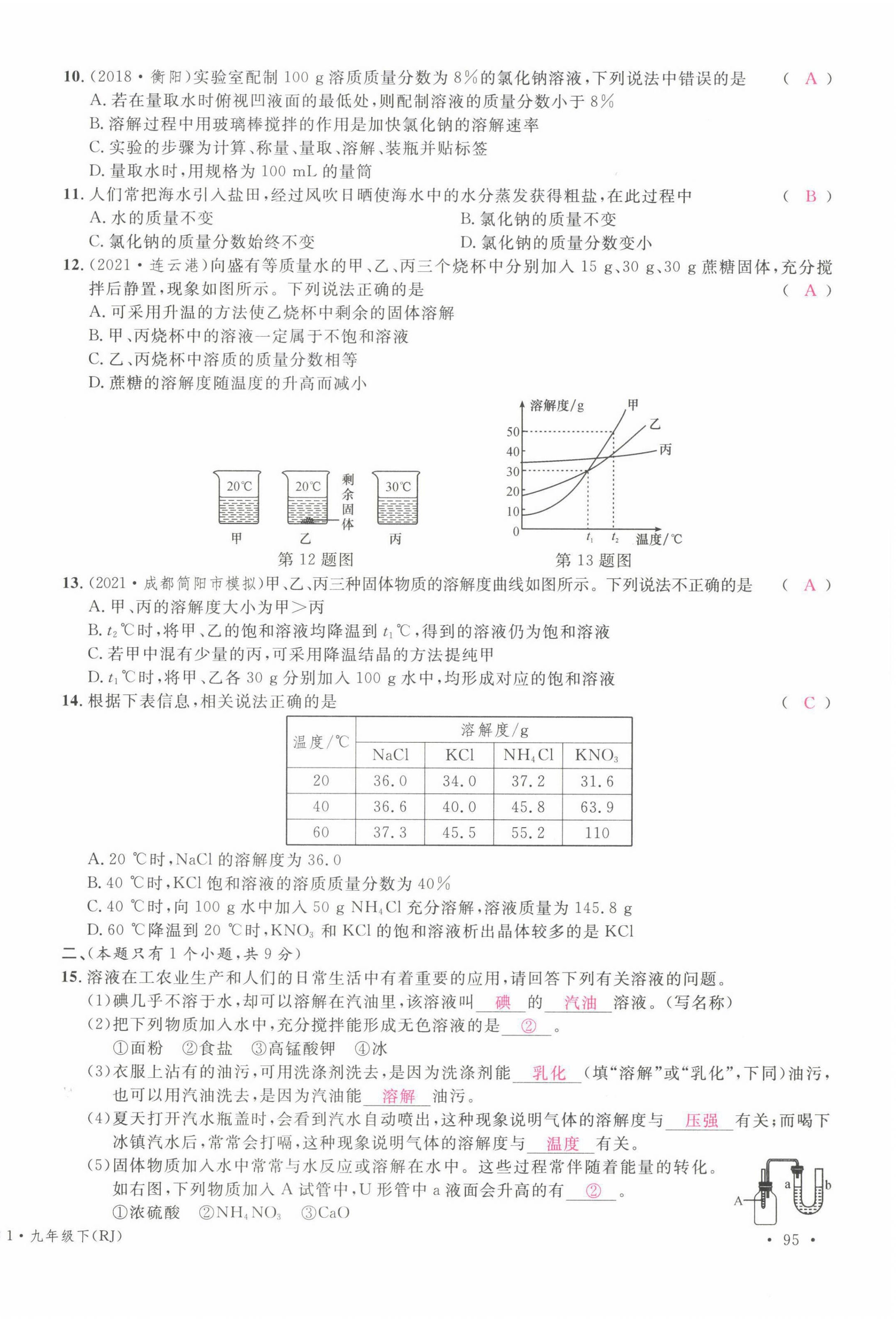 2022年名校課堂九年級化學(xué)下冊人教版四川專版 第6頁