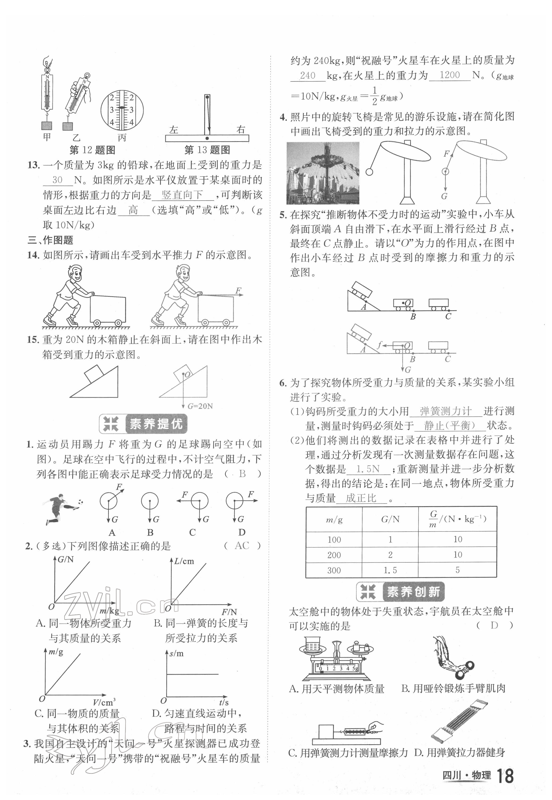 2022年中考2號(hào)物理四川專版 第18頁(yè)