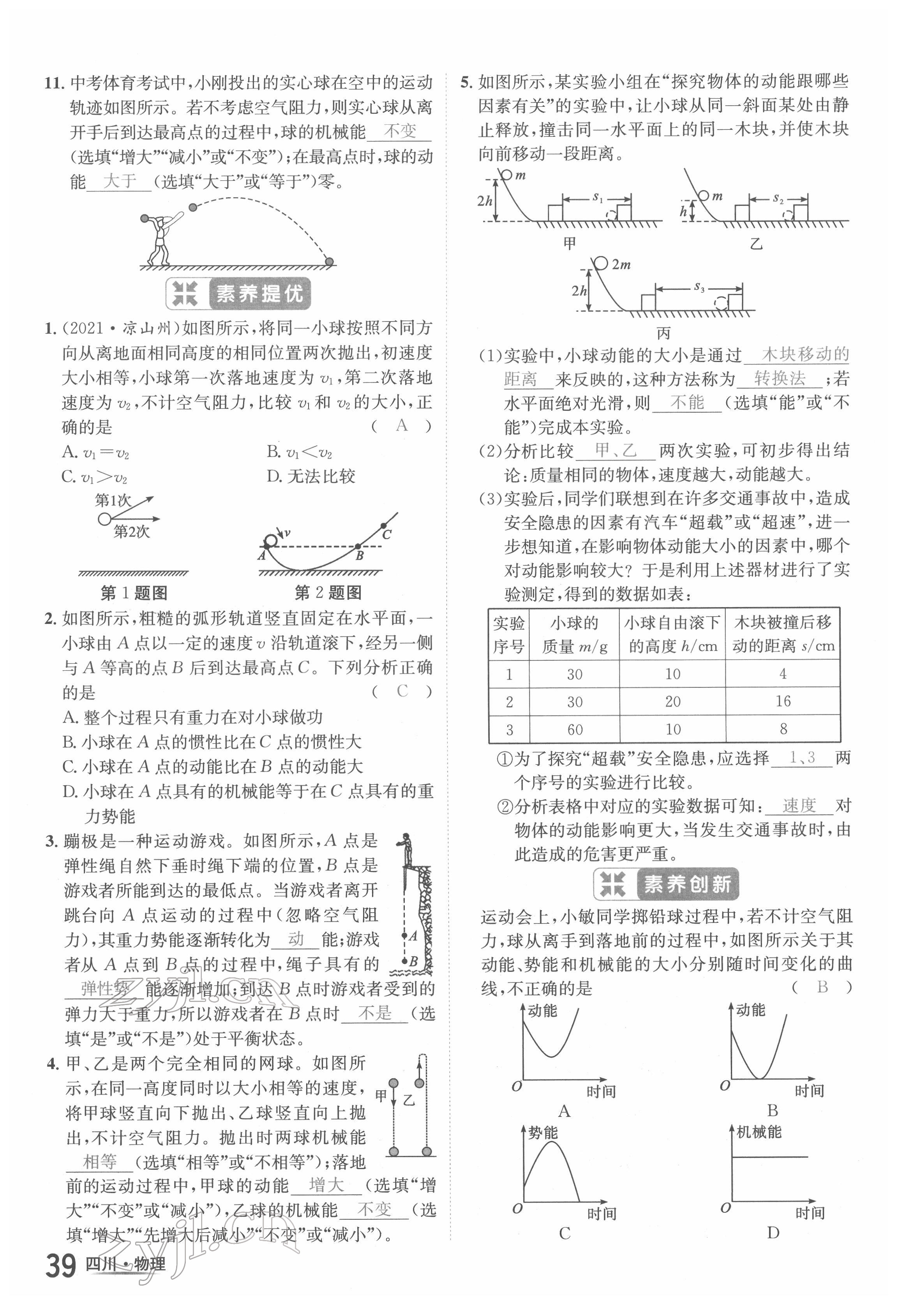 2022年中考2號物理四川專版 第39頁