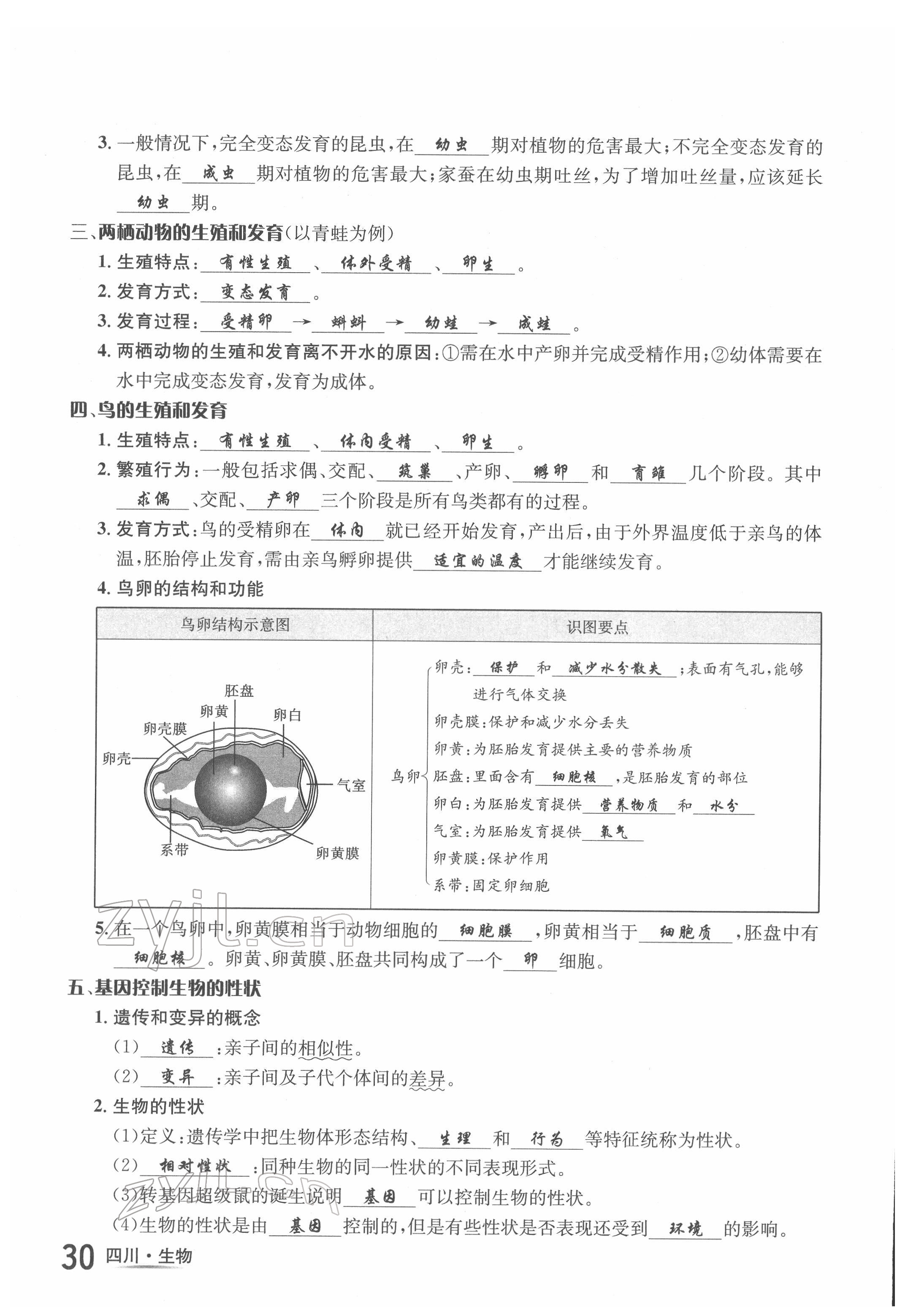 2022年中考2號(hào)生物四川專版 第30頁(yè)