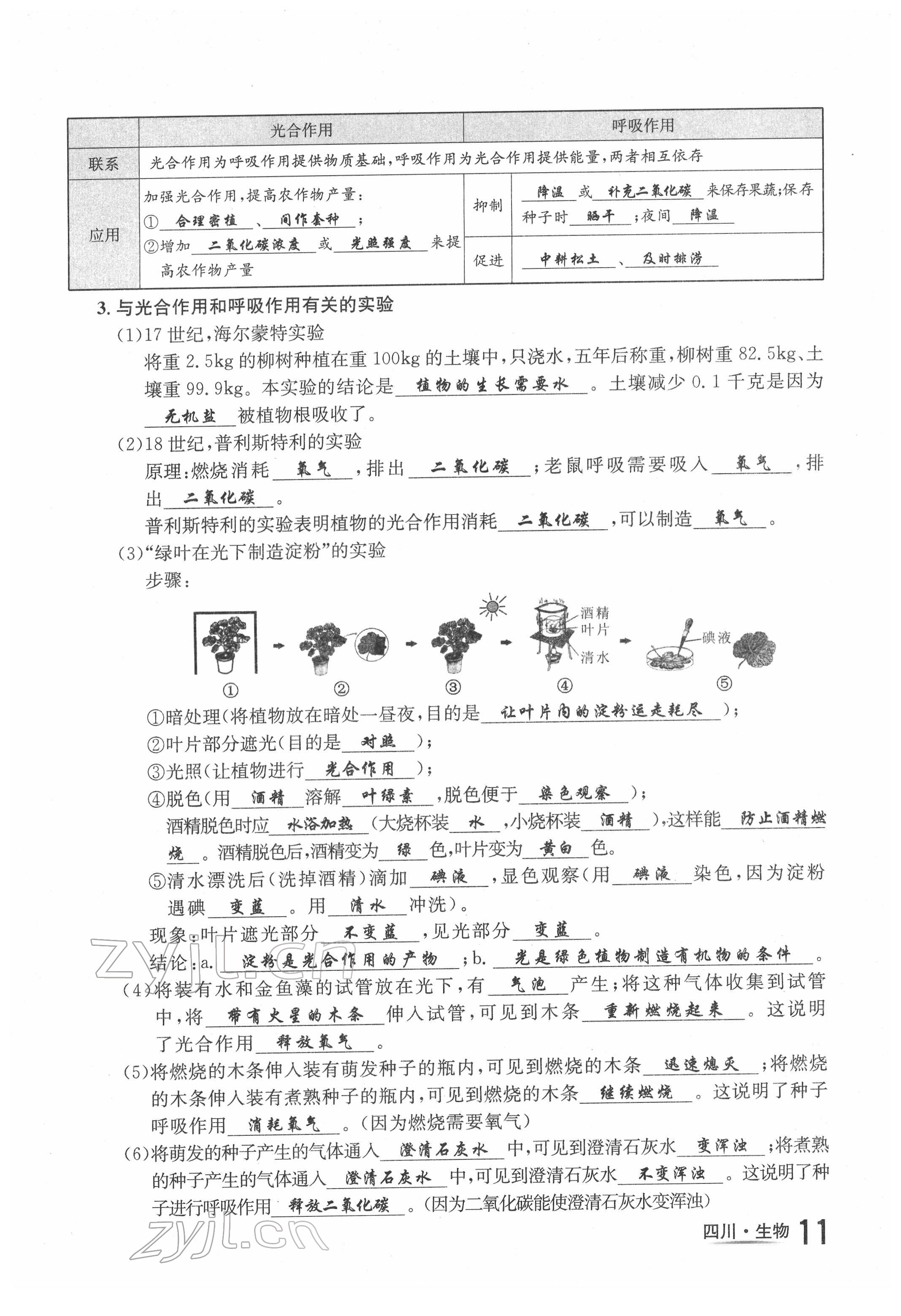 2022年中考2号生物四川专版 第11页