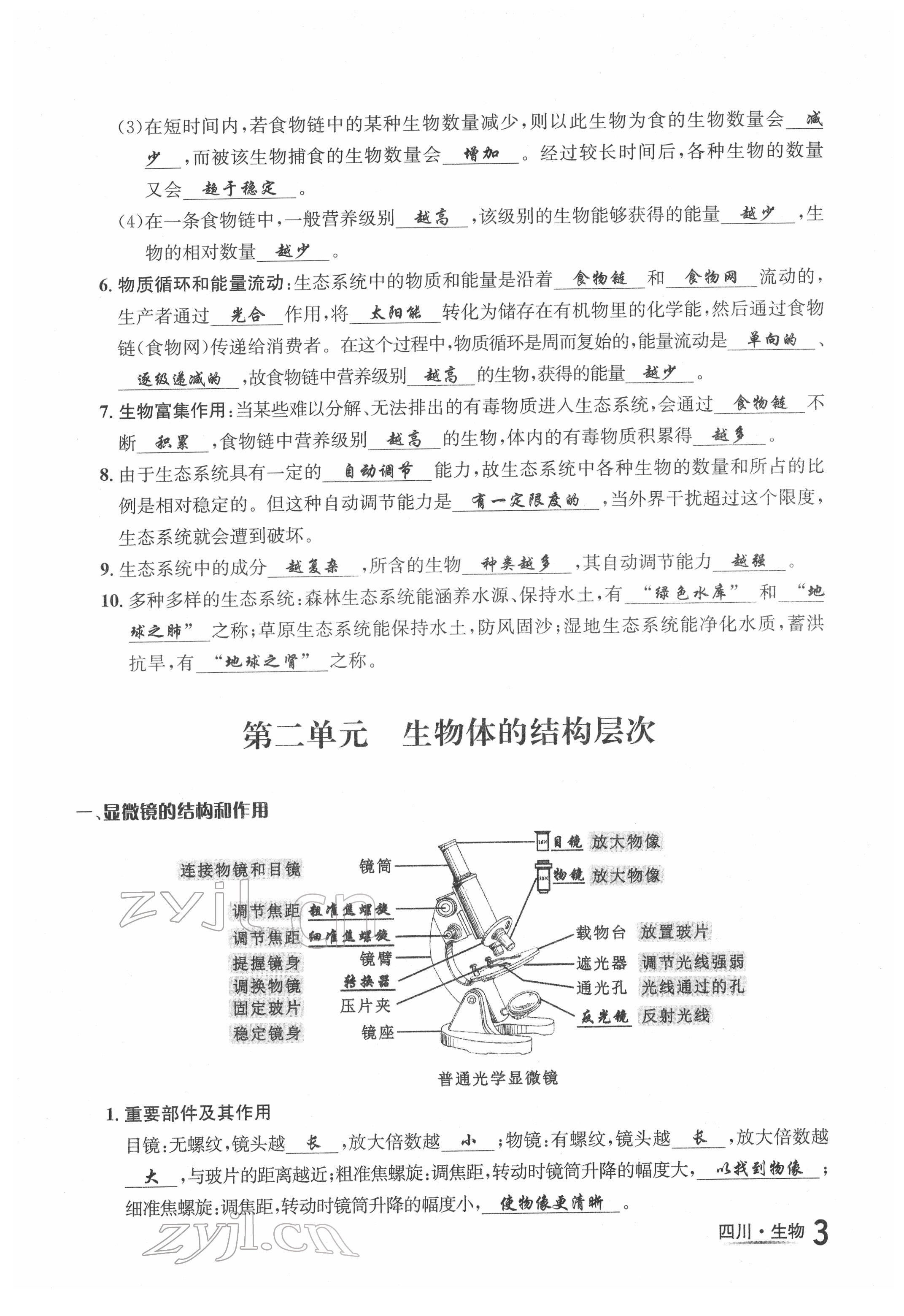 2022年中考2号生物四川专版 第3页