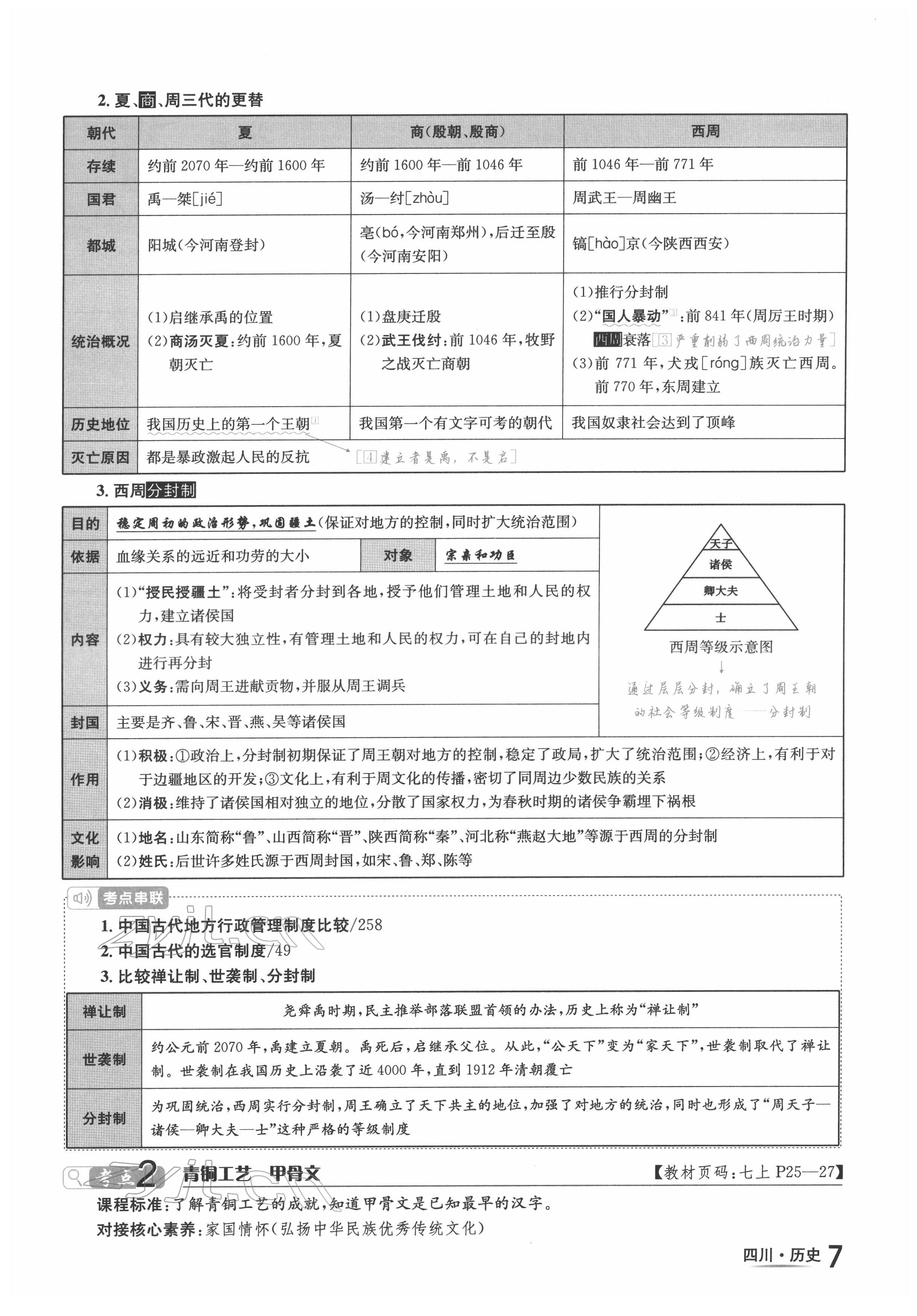 2022年中考2号历史四川专版 参考答案第9页