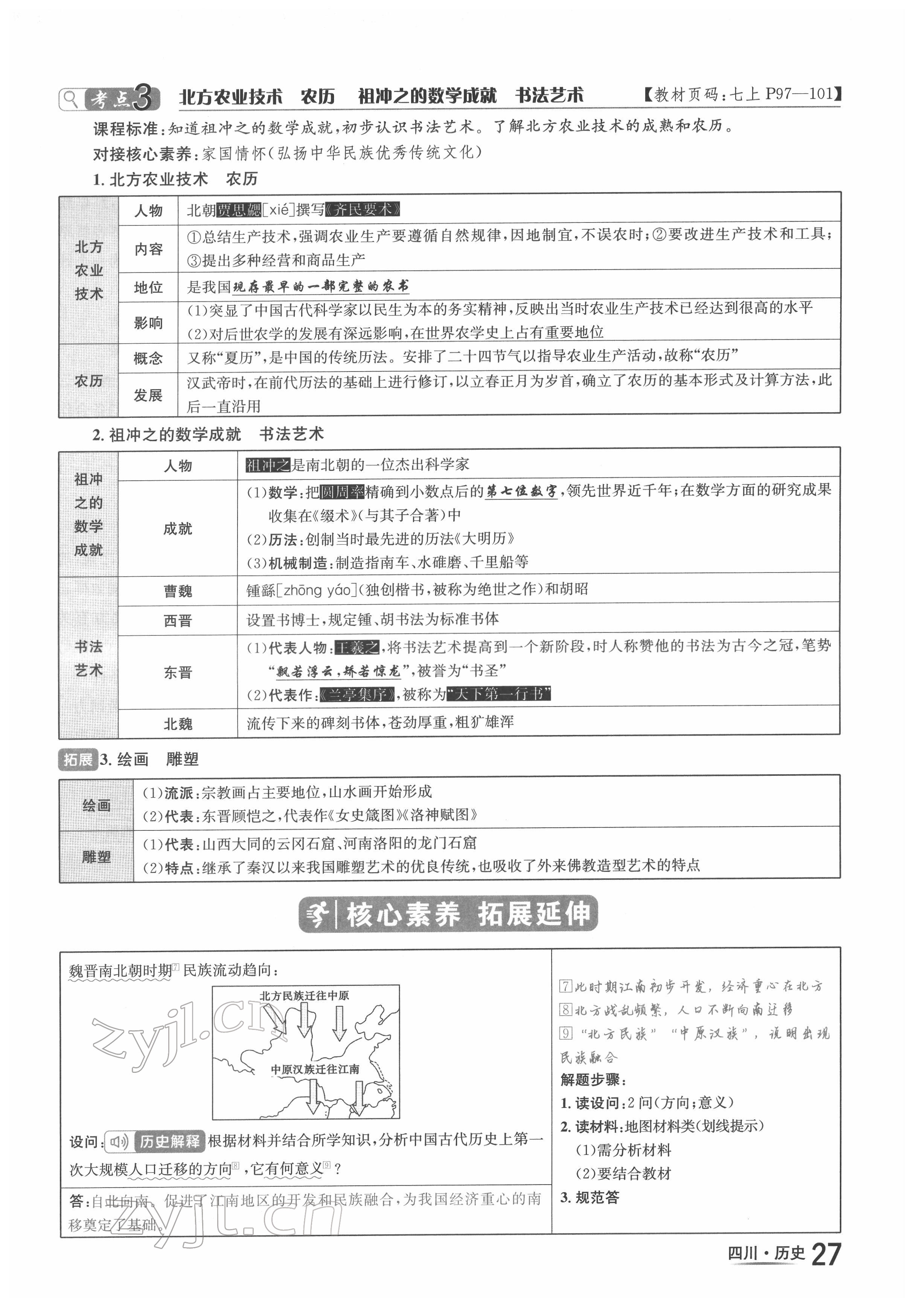 2022年中考2号历史四川专版 参考答案第49页