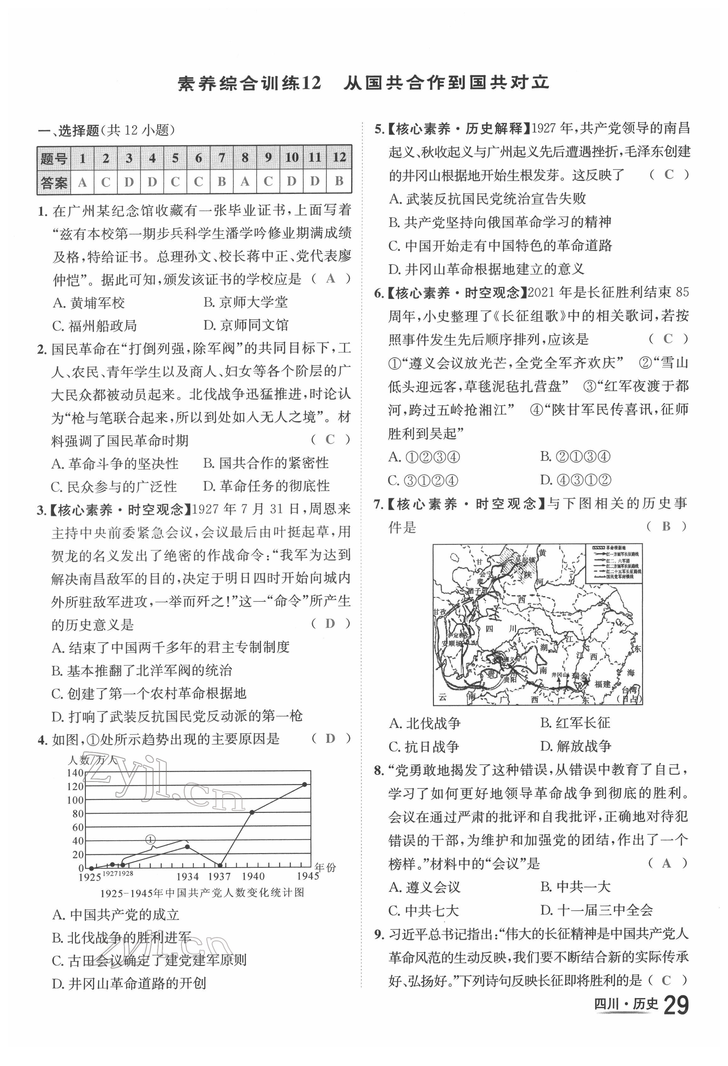 2022年中考2號(hào)歷史四川專版 第29頁(yè)