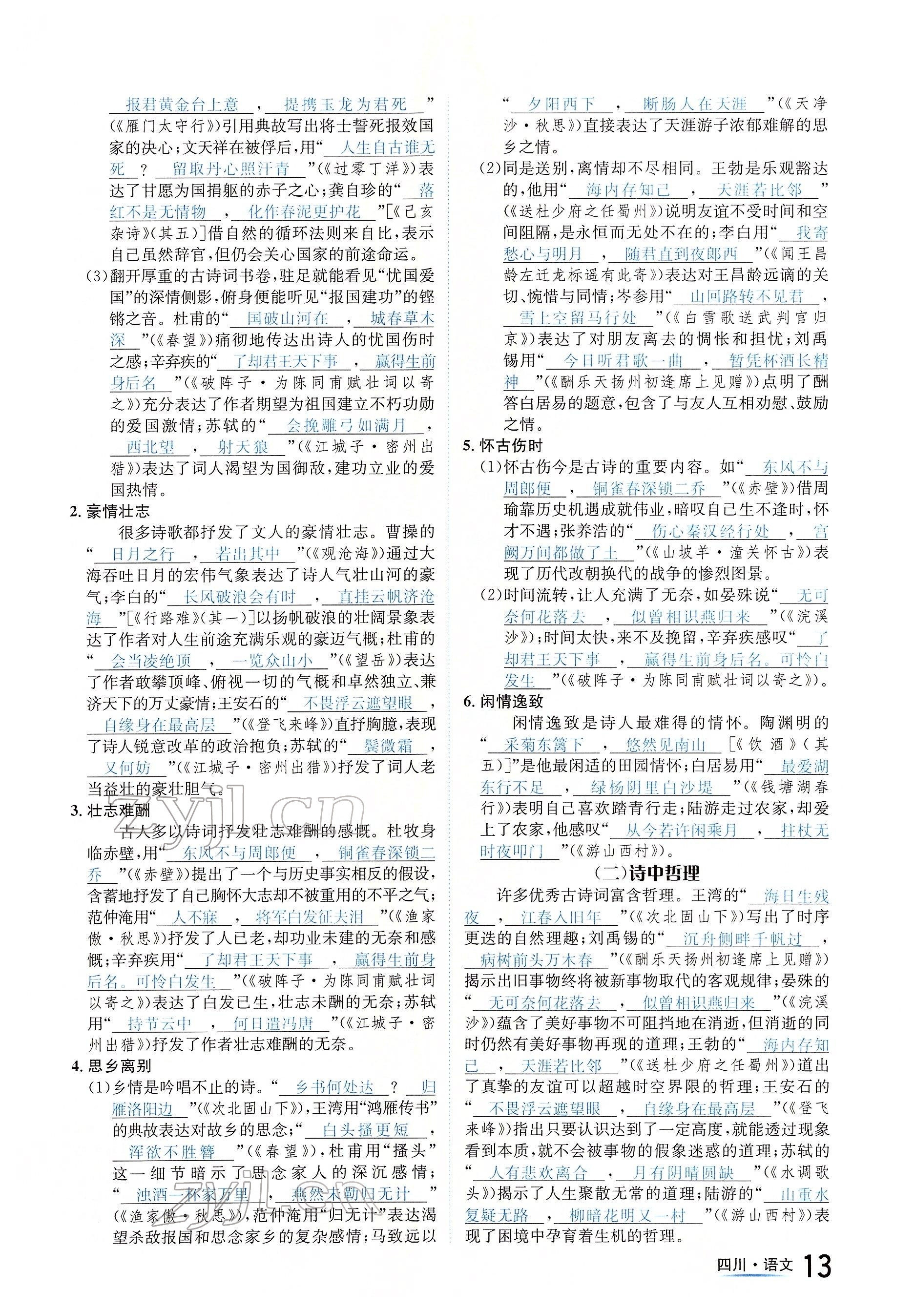 2022年中考2号语文四川专版 第13页