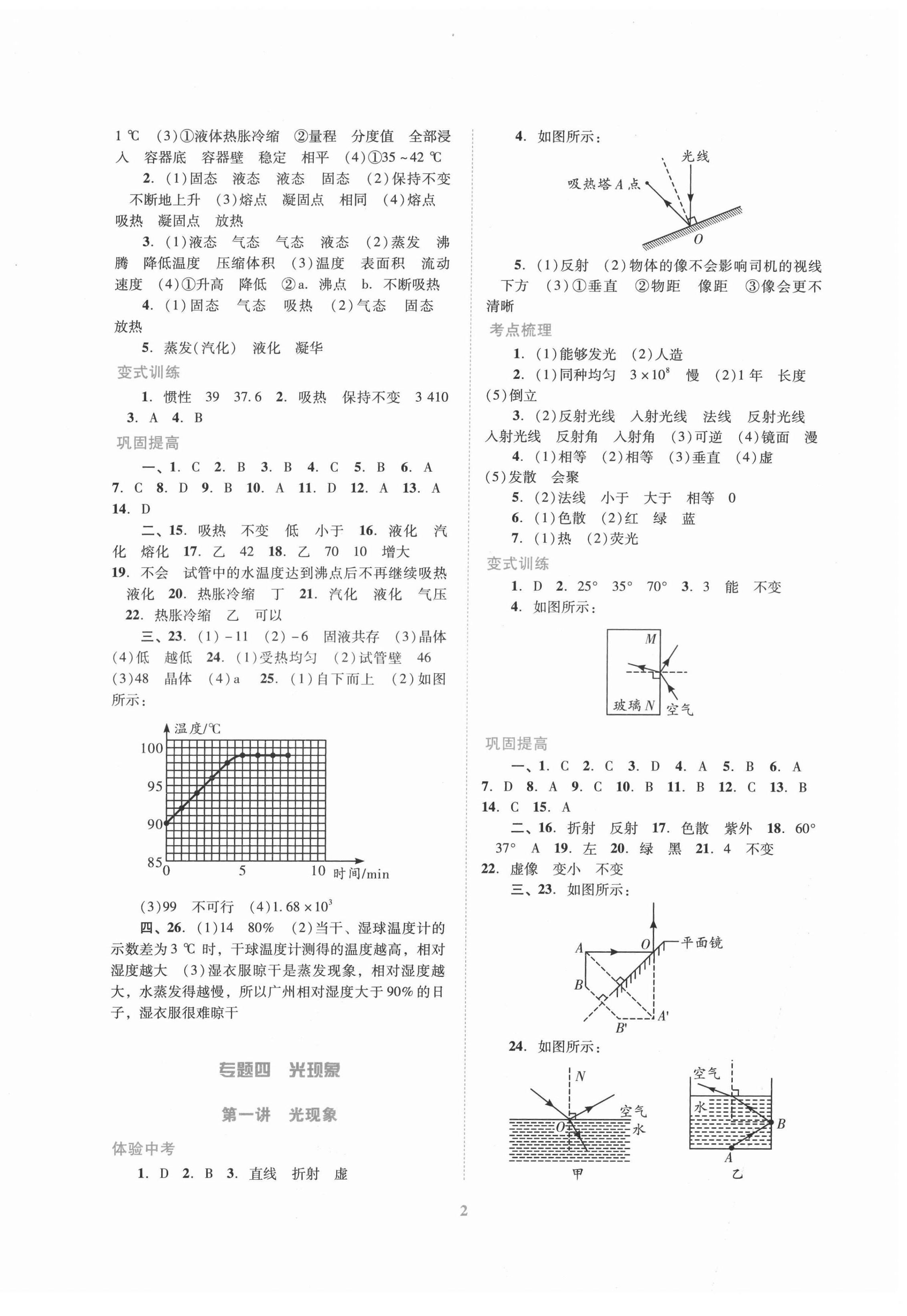 2022年中考总复习抢分计划物理 第2页