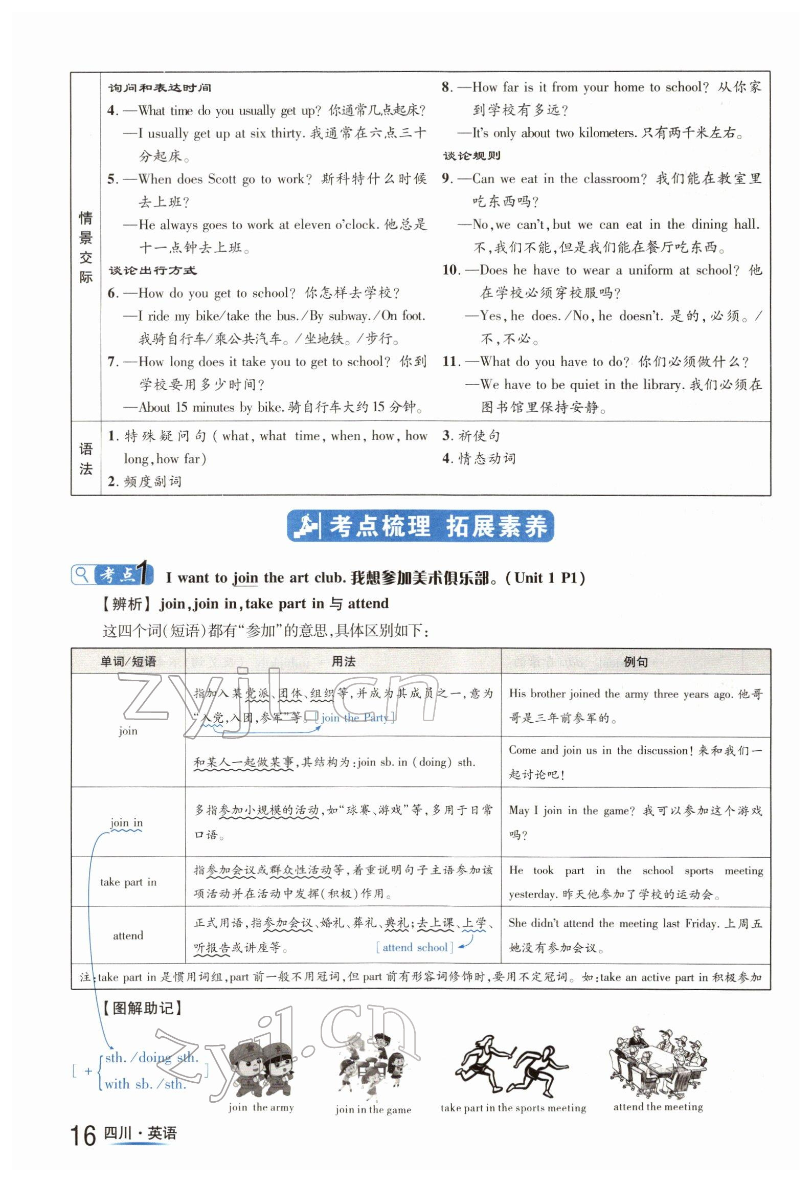 2022年中考2號(hào)英語(yǔ)四川專版 參考答案第16頁(yè)