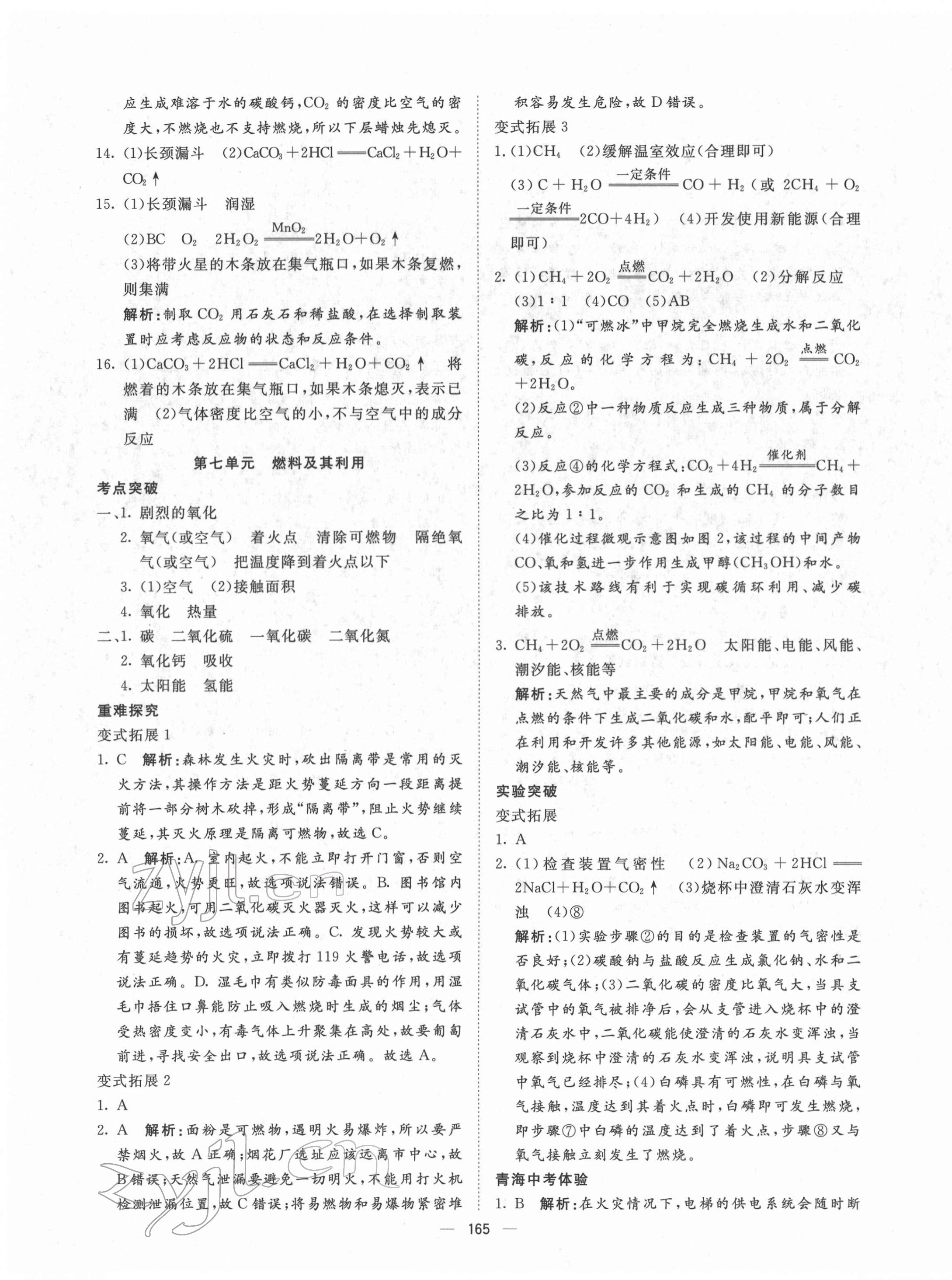 2022年激活中考命题研究化学青海专用 第11页