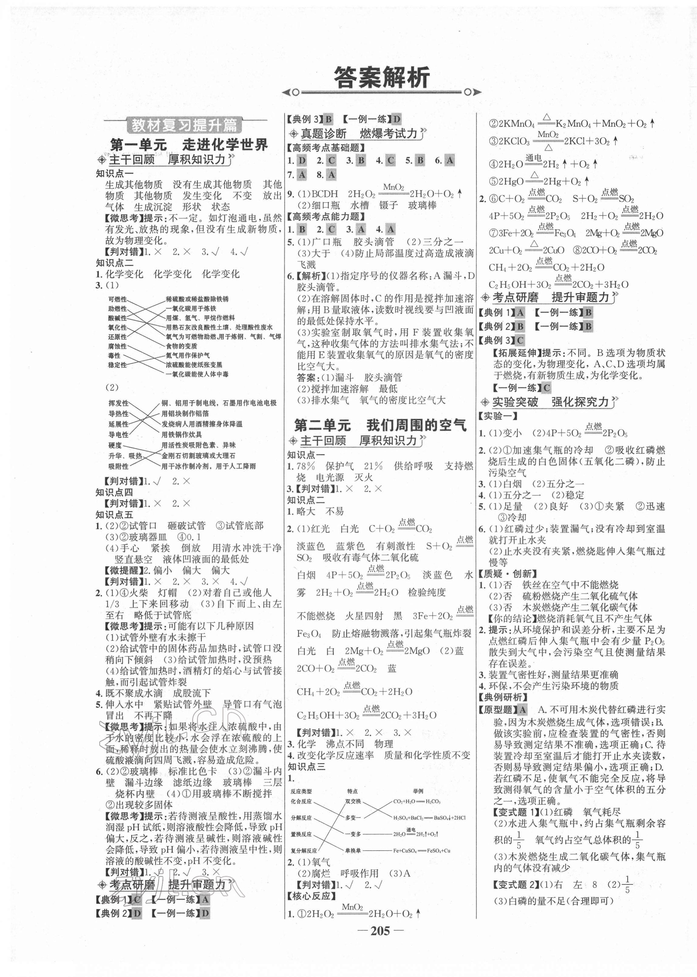 2022年世紀(jì)金榜初中全程復(fù)習(xí)方略化學(xué)人教版青海專版 第1頁