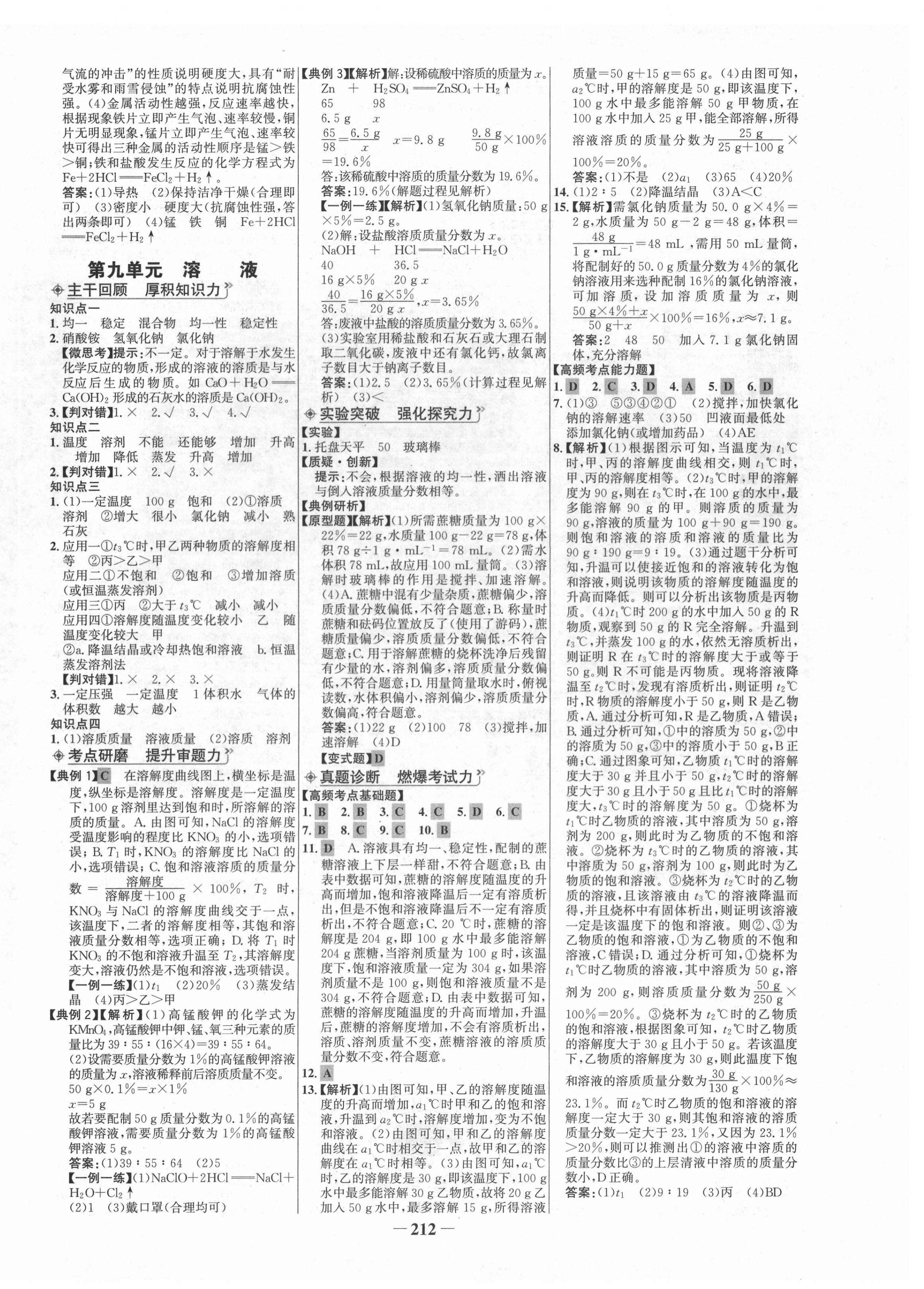 2022年世紀(jì)金榜初中全程復(fù)習(xí)方略化學(xué)人教版青海專版 第8頁(yè)