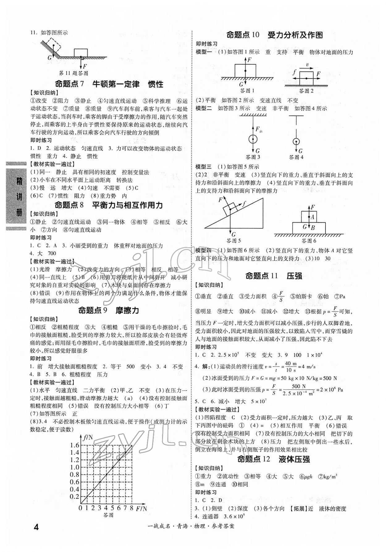 2022年一戰(zhàn)成名中考備考新思路物理青海專版 第4頁