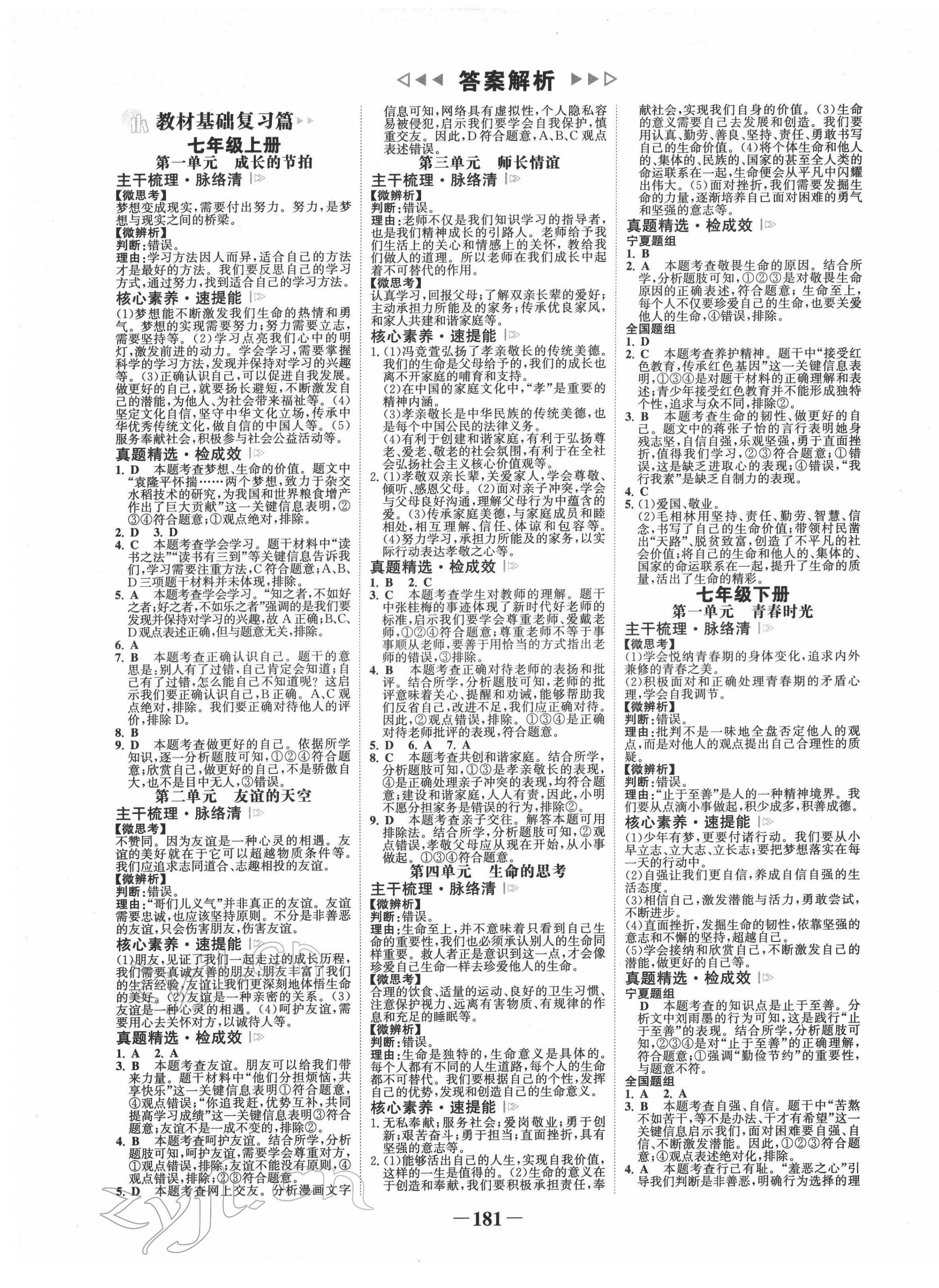 2022年世紀(jì)金榜初中全程復(fù)習(xí)方略道德與法治寧夏專用 第1頁