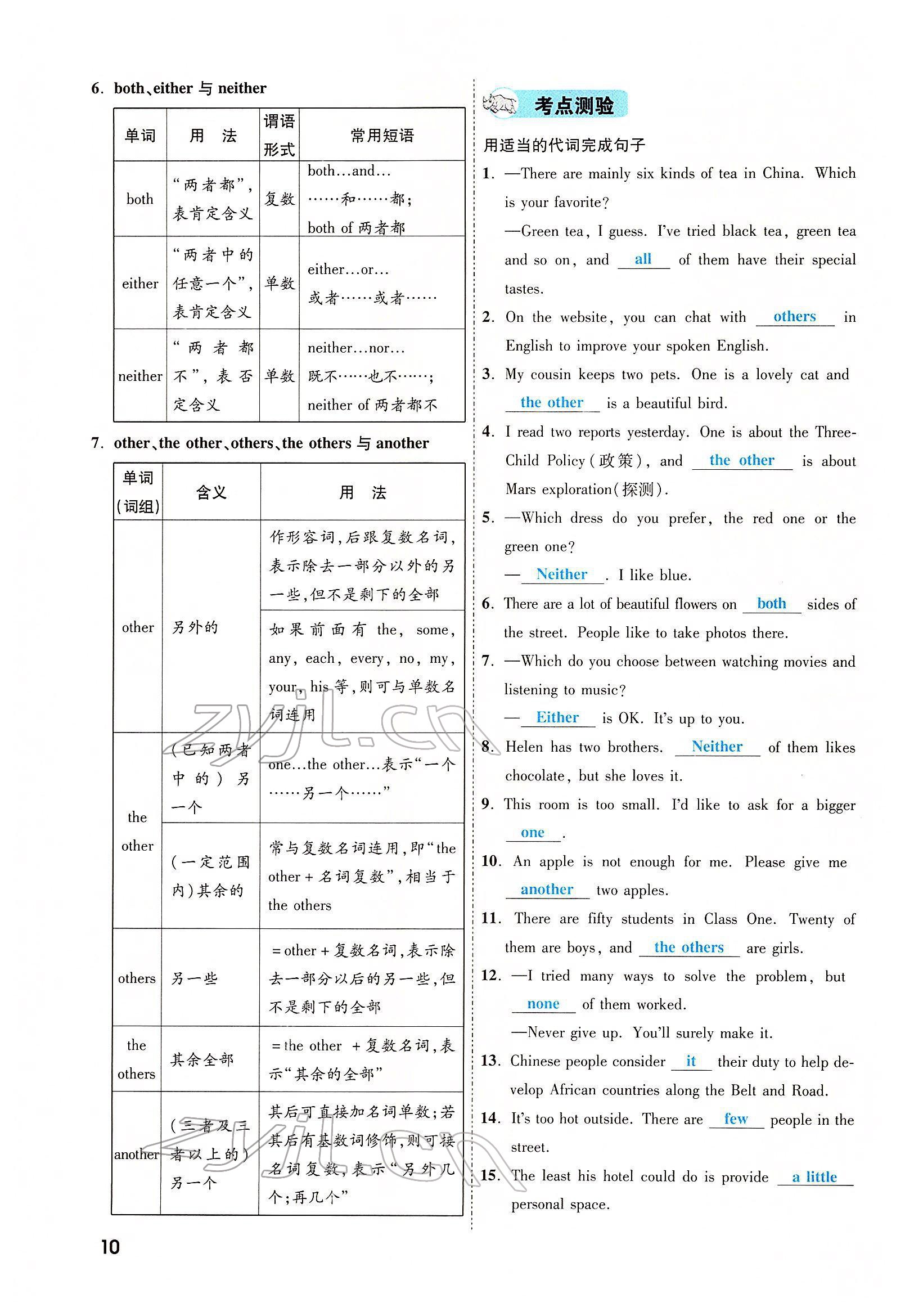 2022年一戰(zhàn)成名考前新方案英語河南專版 參考答案第24頁