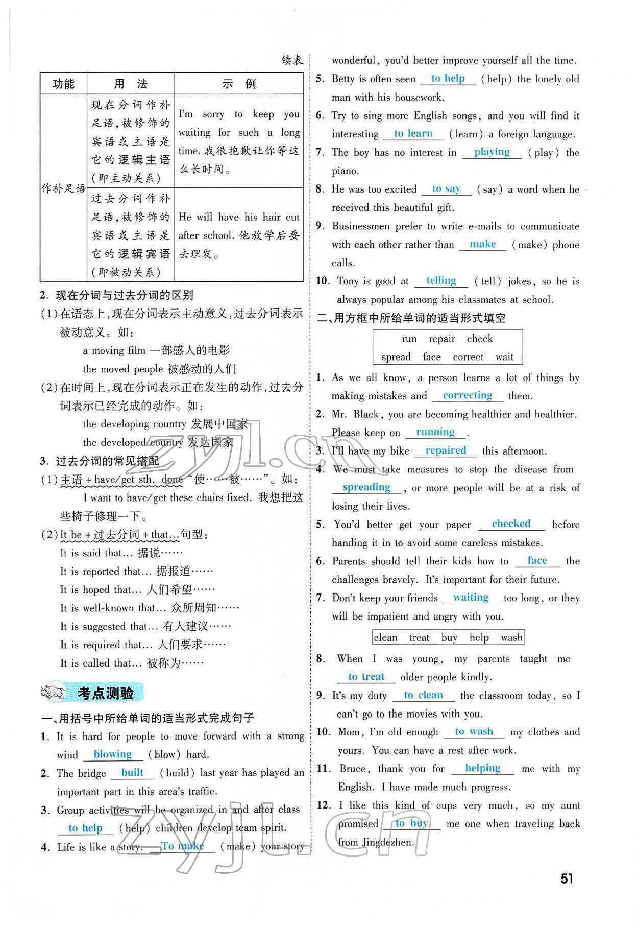 2022年一戰(zhàn)成名考前新方案英語河南專版 參考答案第106頁