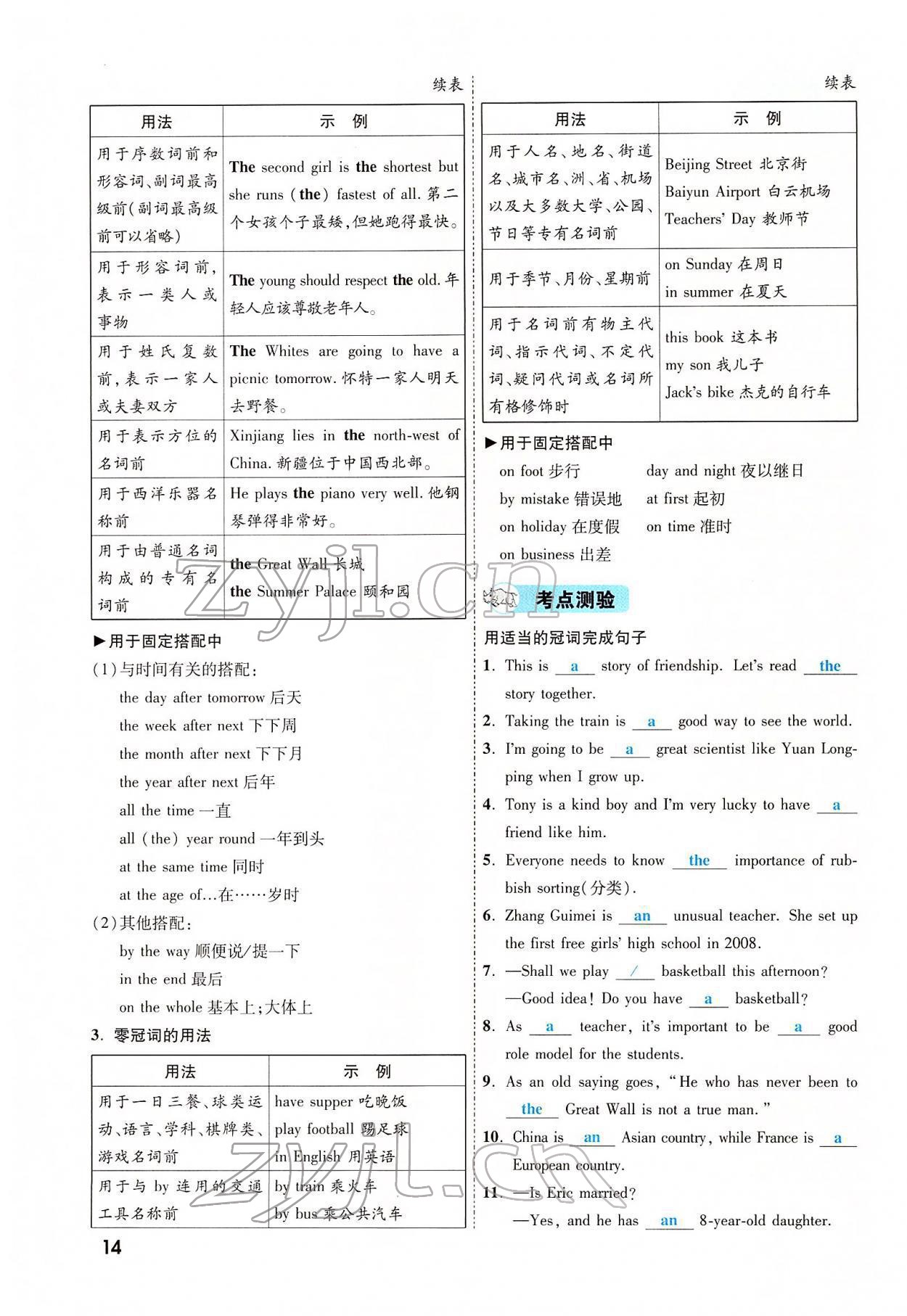 2022年一戰(zhàn)成名考前新方案英語(yǔ)河南專(zhuān)版 參考答案第32頁(yè)