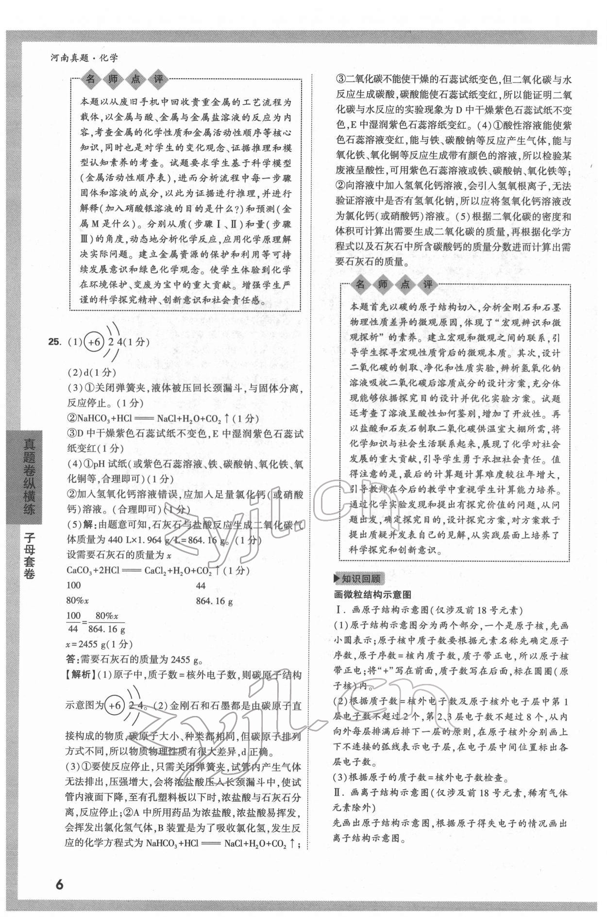 2022年萬唯中考河南真題化學(xué) 第6頁
