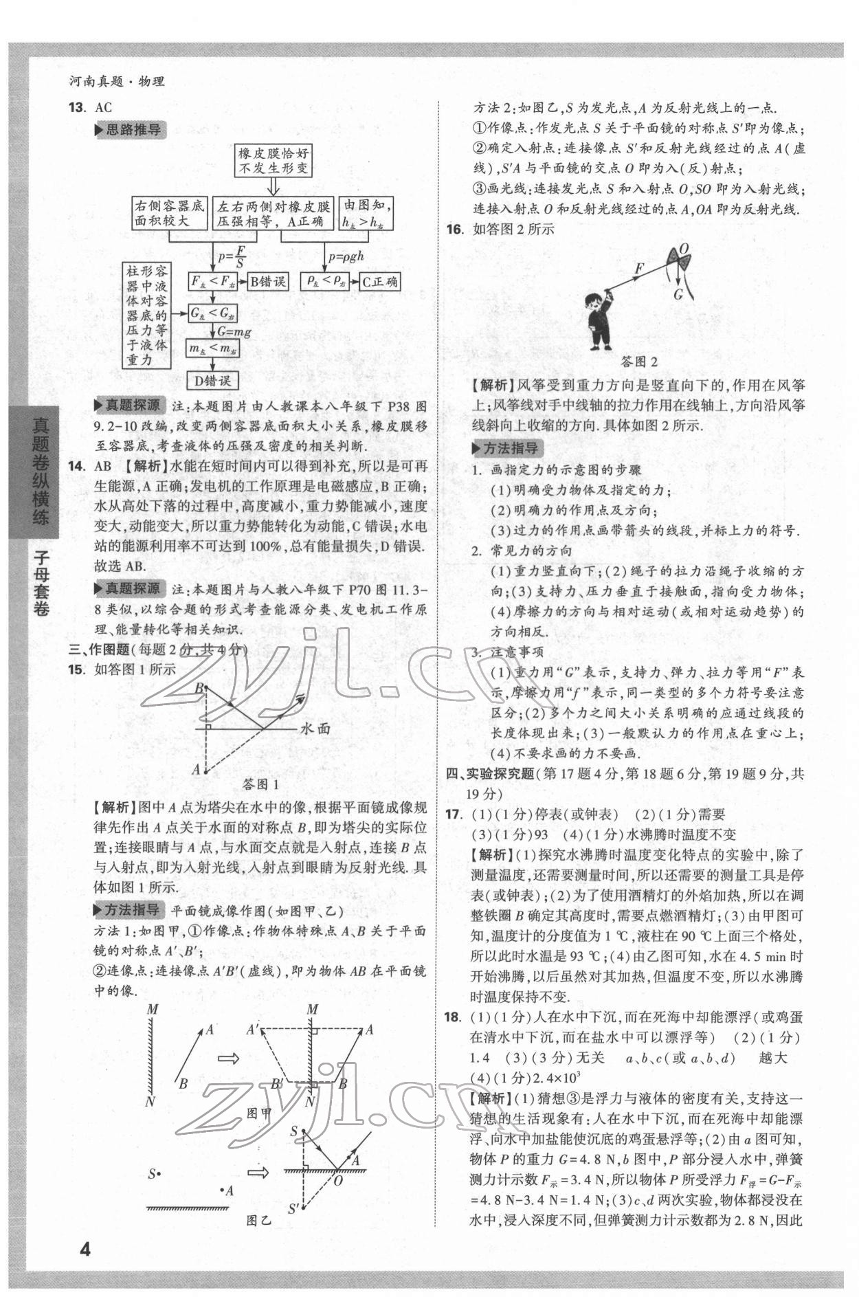 2022年萬(wàn)唯中考河南真題物理 第4頁(yè)