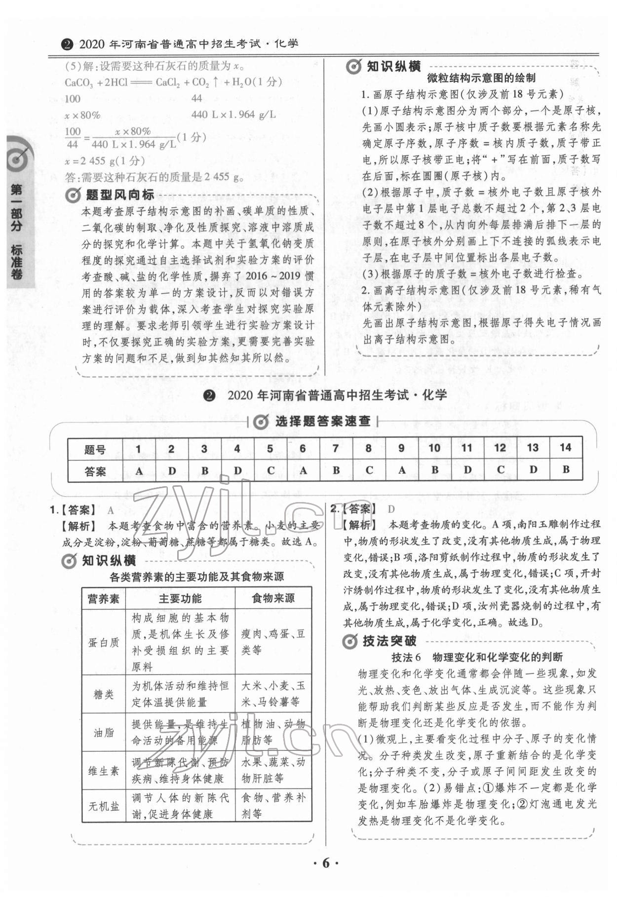 2022年鼎城中考模擬試卷精編化學河南專版 第6頁