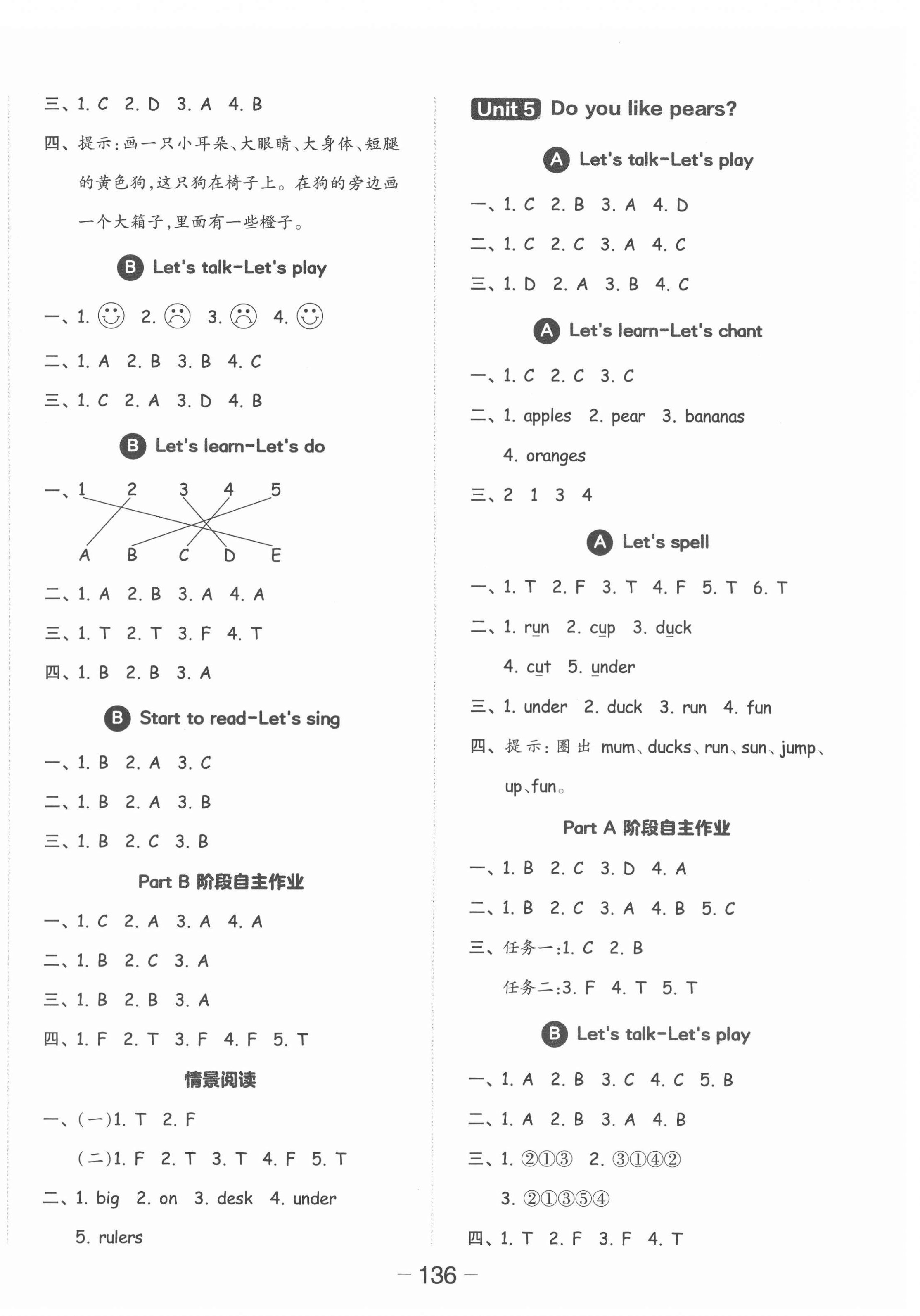 2022年全品學(xué)練考三年級英語下冊人教版 參考答案第4頁