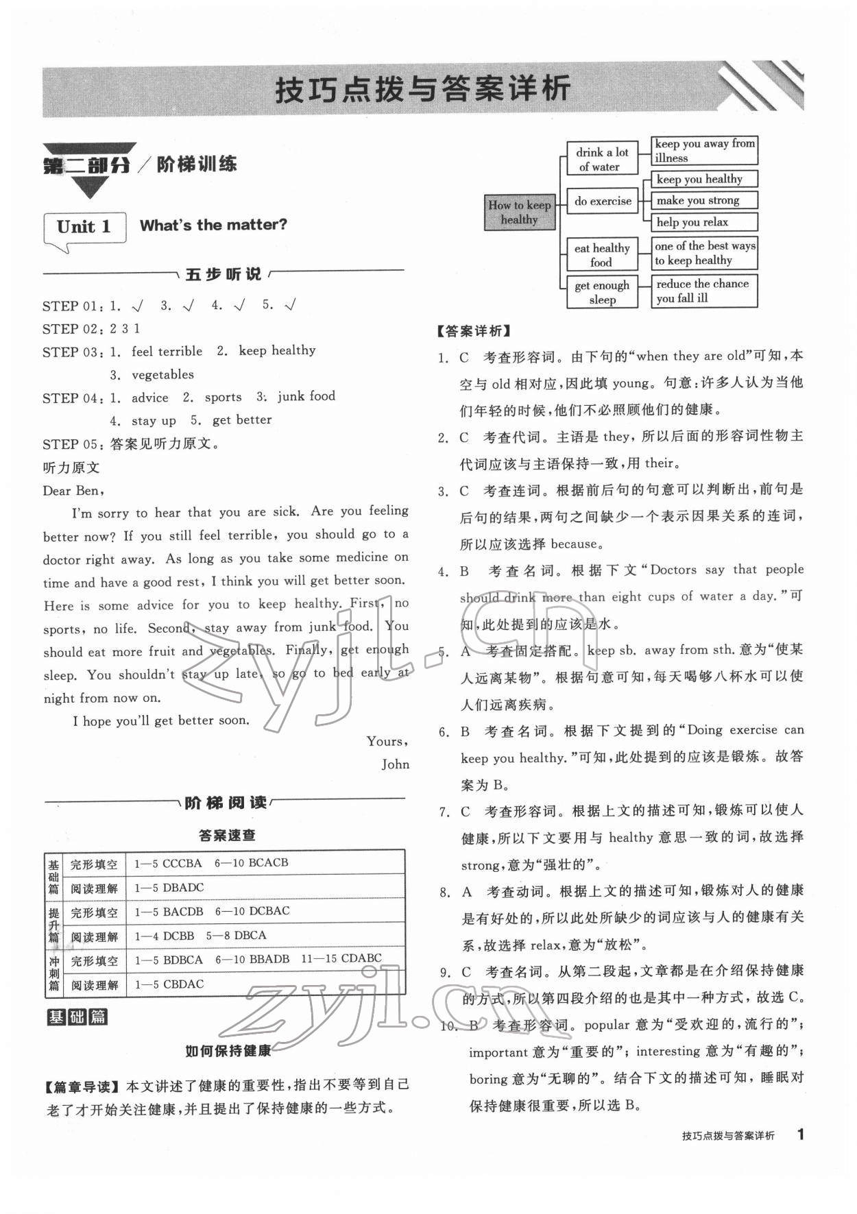 2022年全品优等生八年级英语下册人教版 第1页