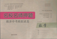 2022年名校名師押題中考模擬試卷數學