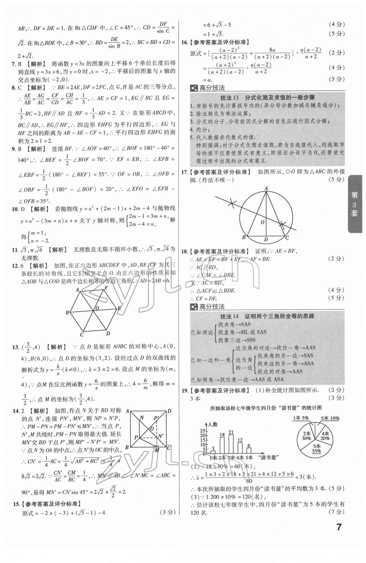 2022年金考卷45套匯編數(shù)學陜西專版 第7頁