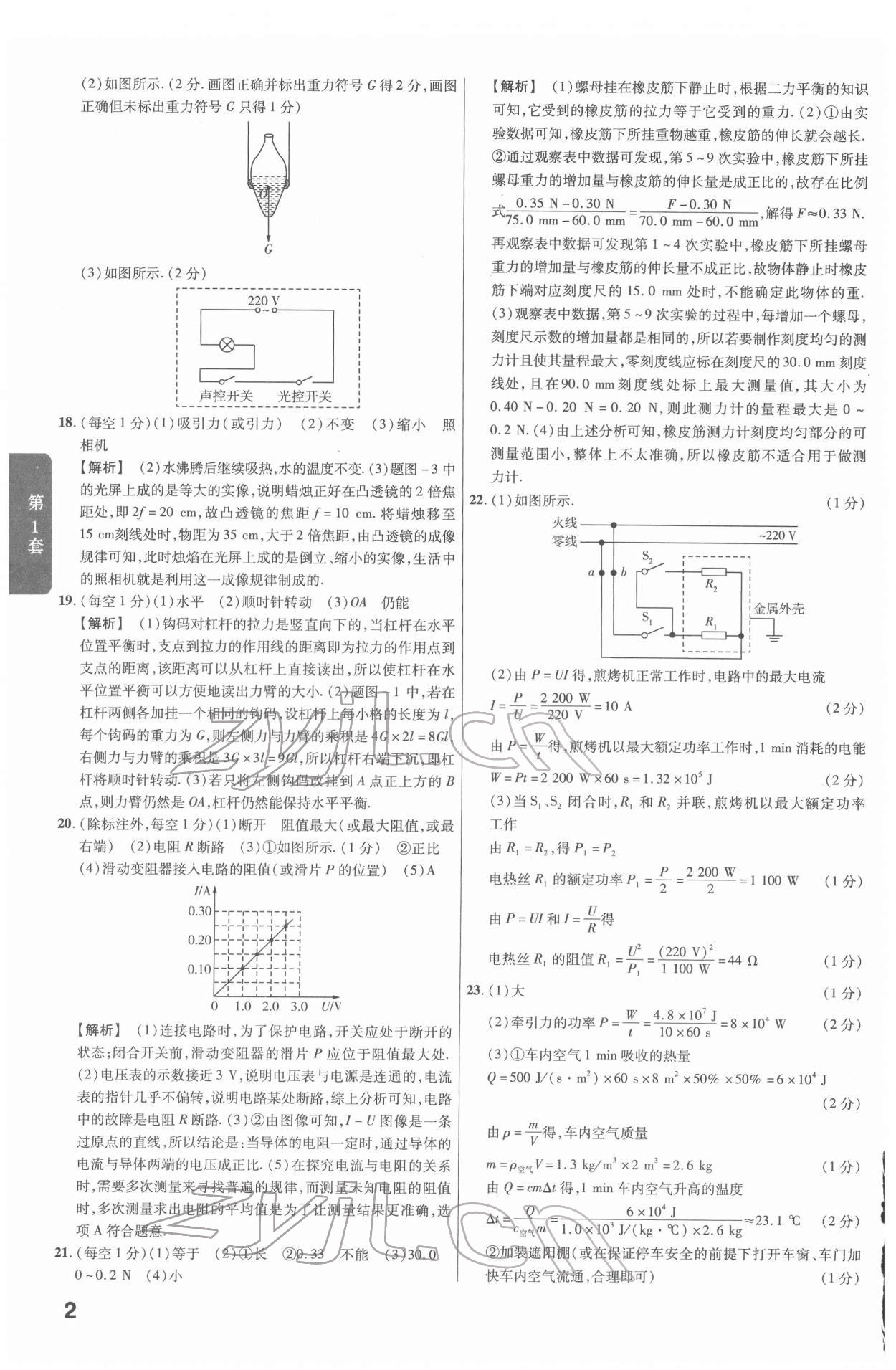 2022年金考卷45套匯編物理陜西專版 第2頁