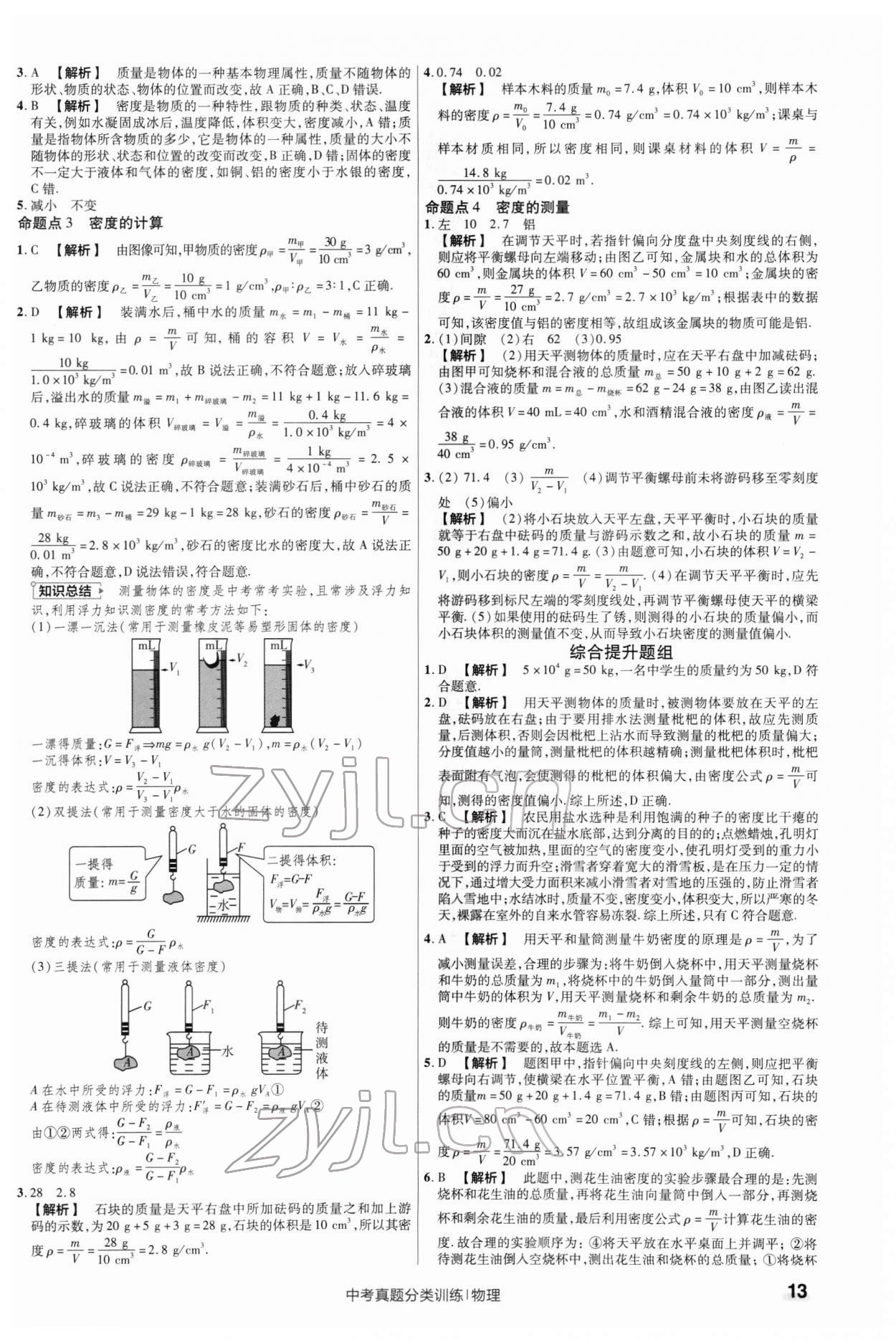 2022年金考卷中考真題分類訓(xùn)練物理 第13頁