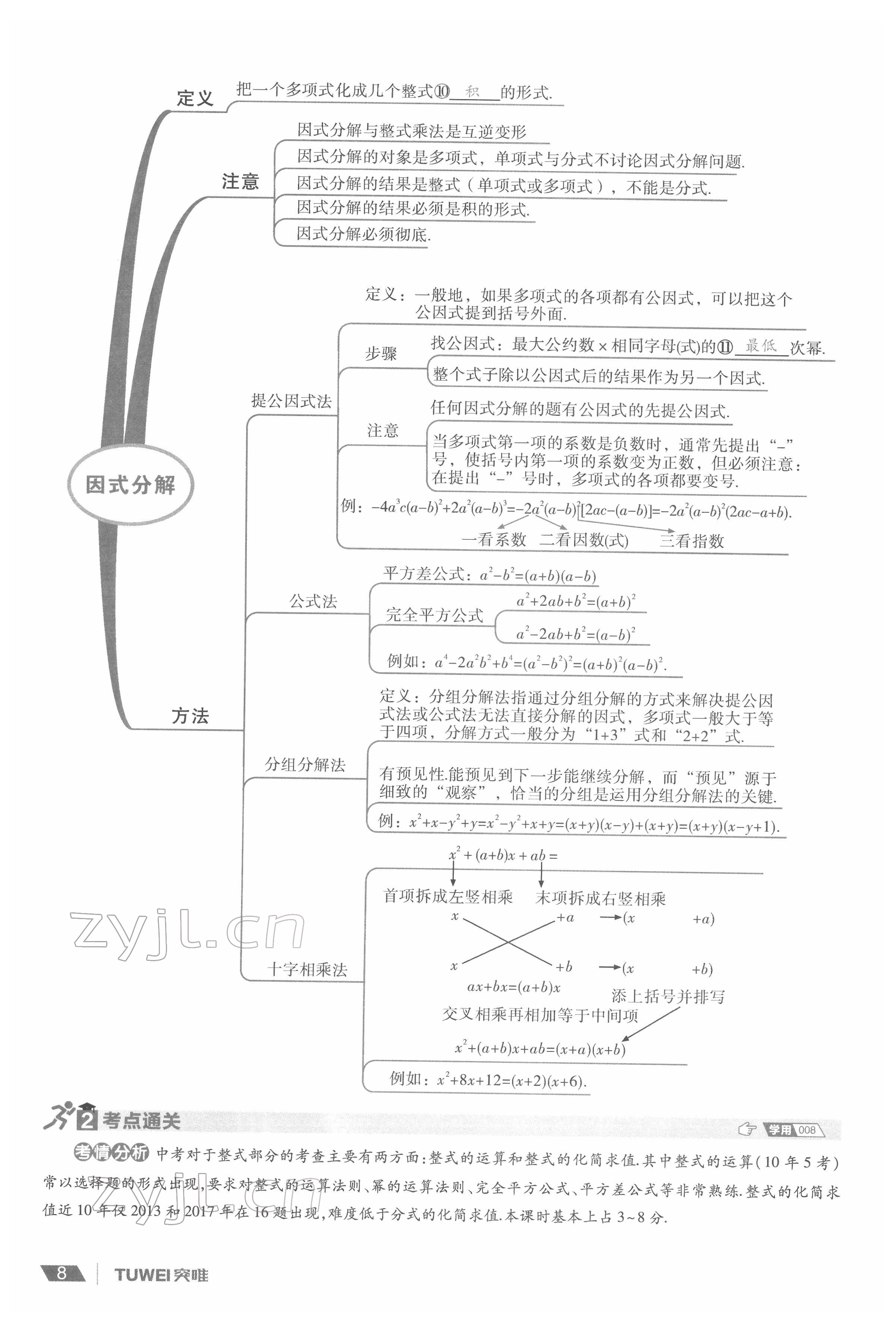 2022年一戰(zhàn)通關(guān)中考總復(fù)習(xí)數(shù)學(xué)河南專版 參考答案第12頁(yè)
