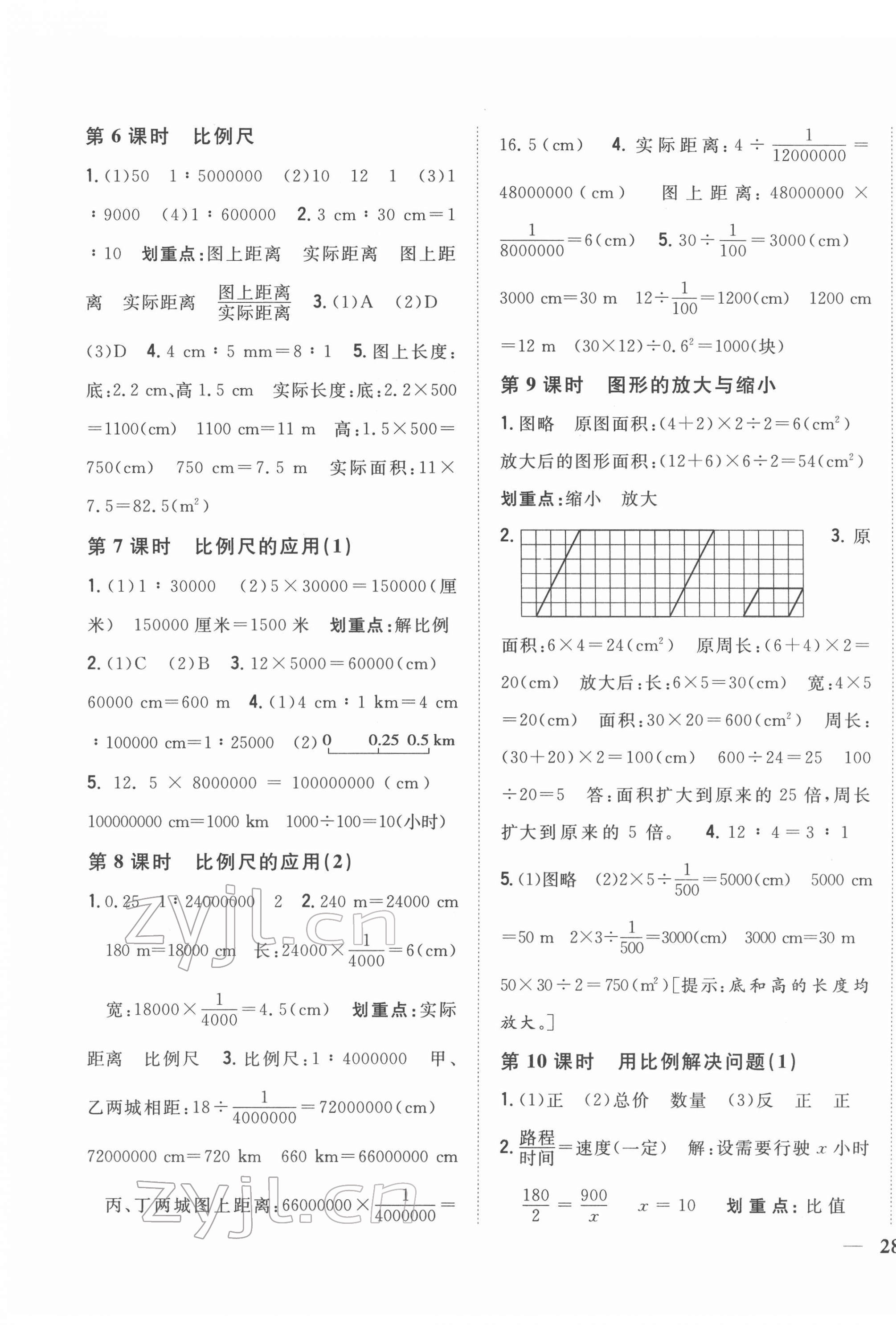 2022年全科王同步課時(shí)練習(xí)六年級(jí)數(shù)學(xué)下冊(cè)人教版 第7頁(yè)