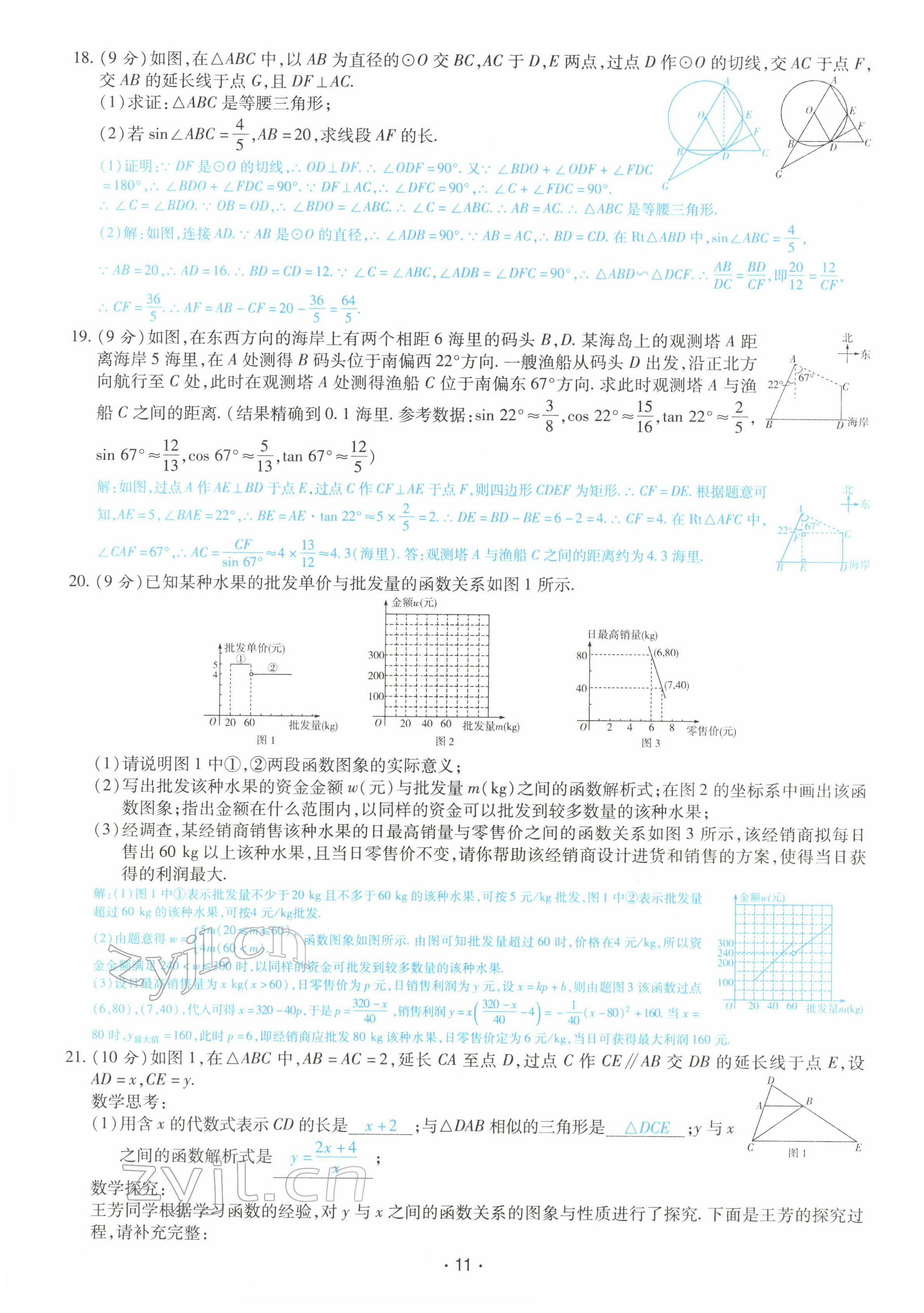 2022年領(lǐng)航中考一本通數(shù)學(xué)河南專版 第11頁(yè)