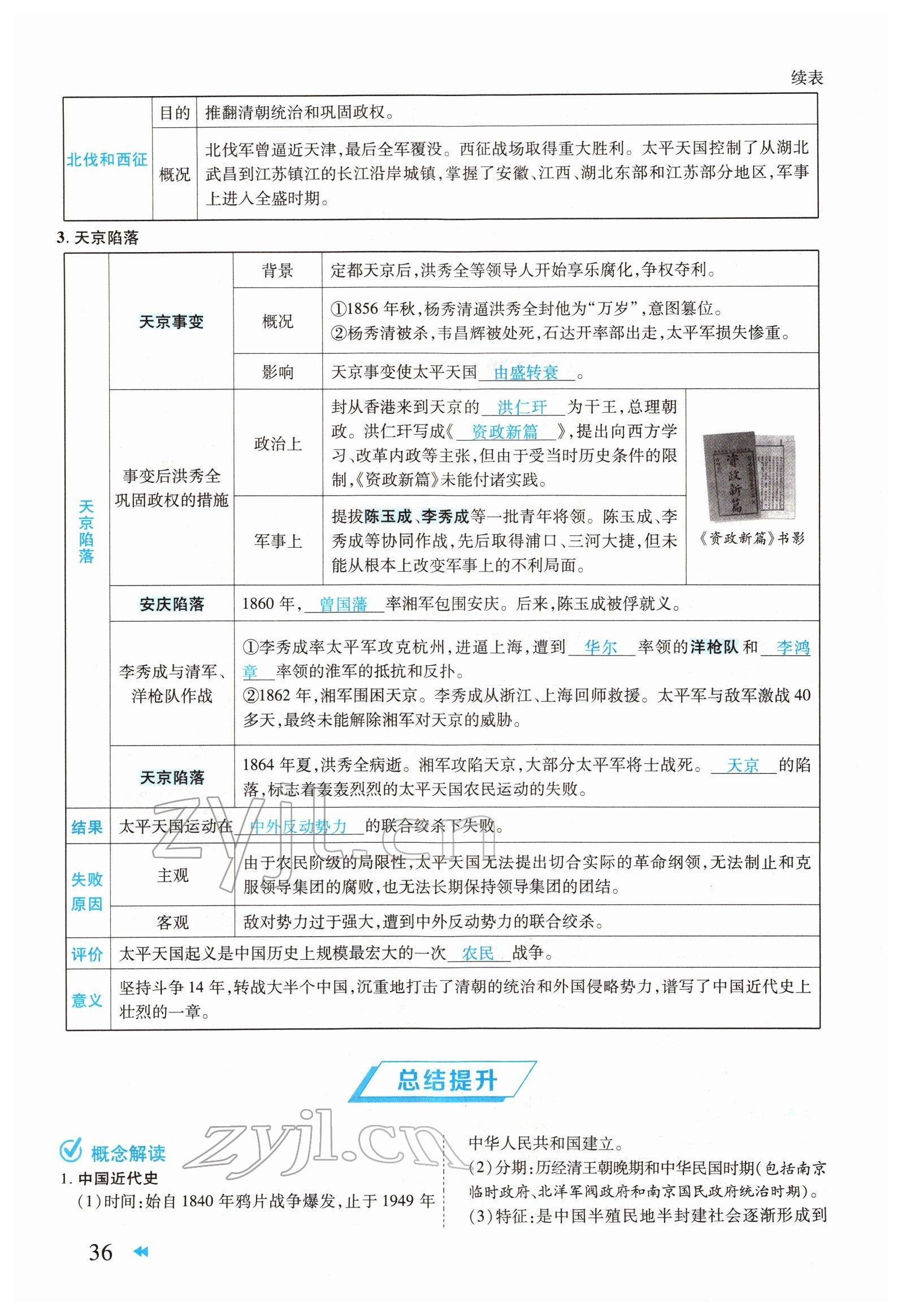 2022年領(lǐng)航中考一本通歷史河南專版 參考答案第36頁