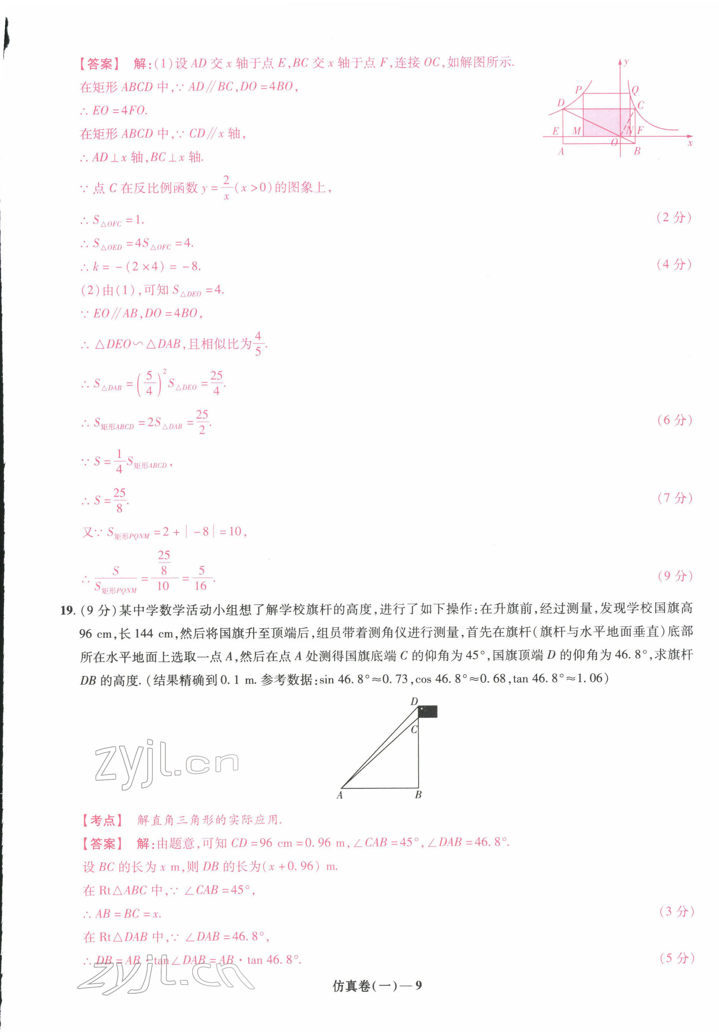 2022年中考仿真卷數(shù)學(xué)河南專版 第9頁