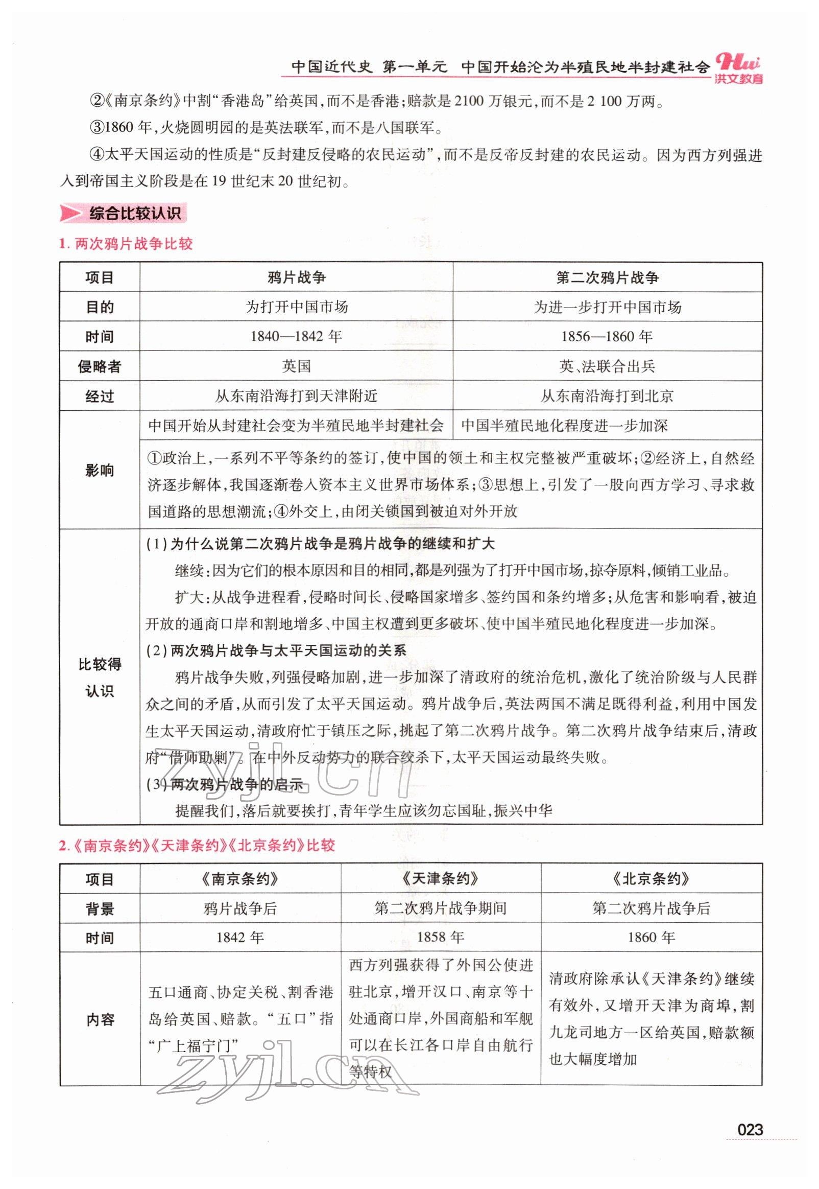 2022年洪文教育最新中考歷史河南專版 參考答案第21頁