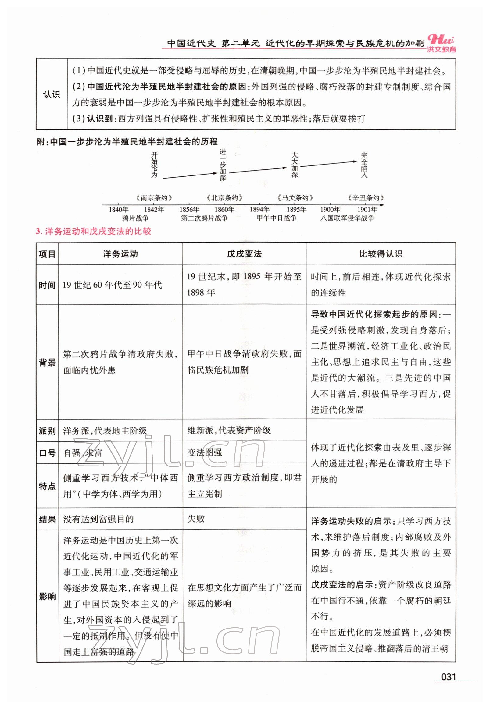 2022年洪文教育最新中考历史河南专版 参考答案第29页