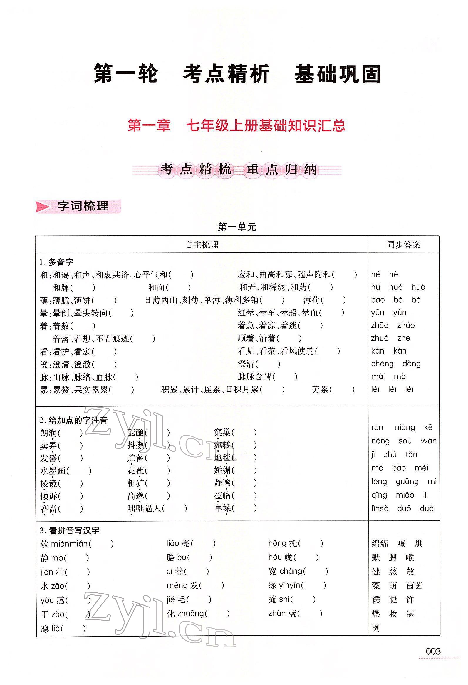 2022年洪文教育最新中考語(yǔ)文河南專版 第1頁(yè)