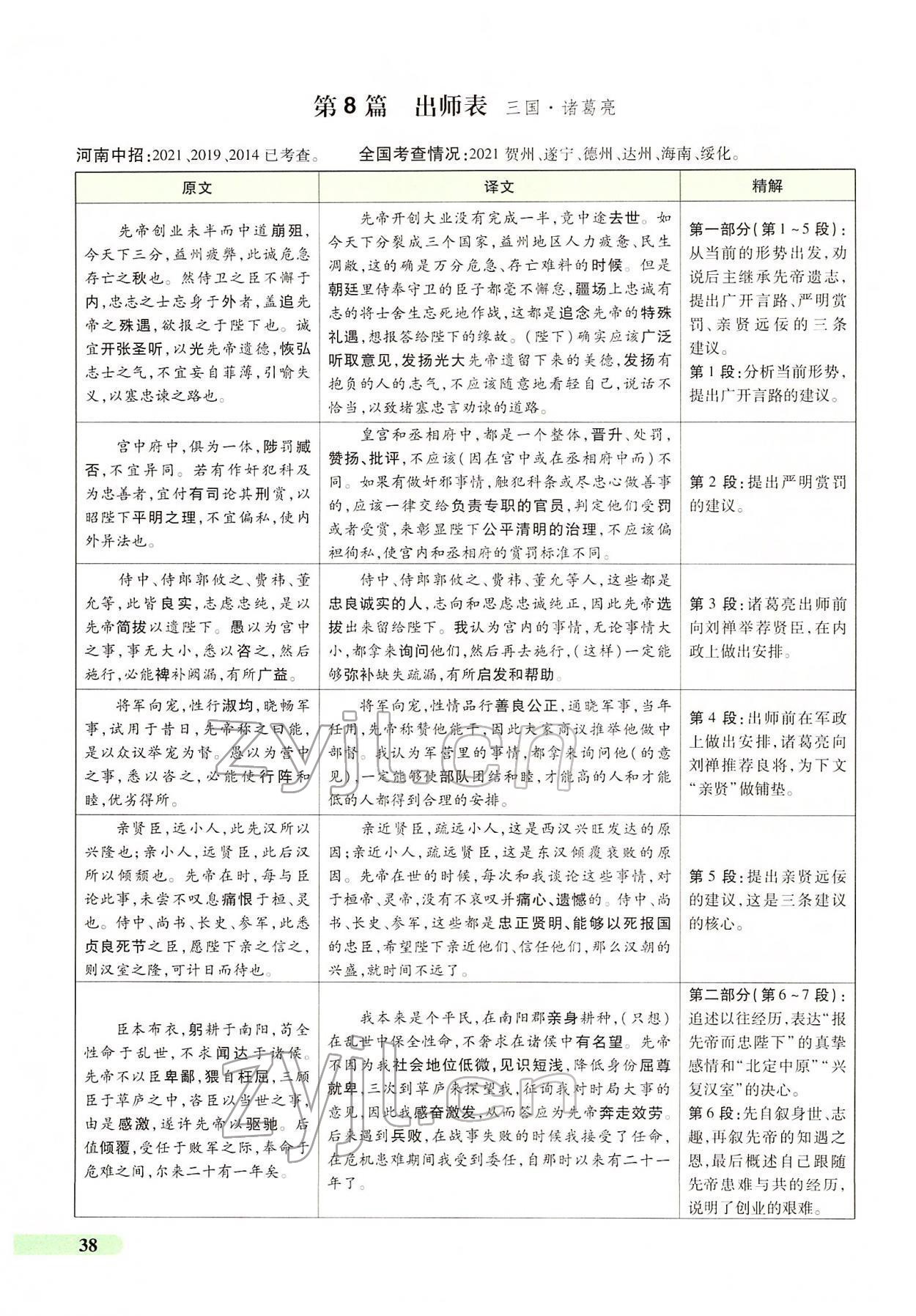 2022年國華教育中考奪冠語文河南專版 第38頁
