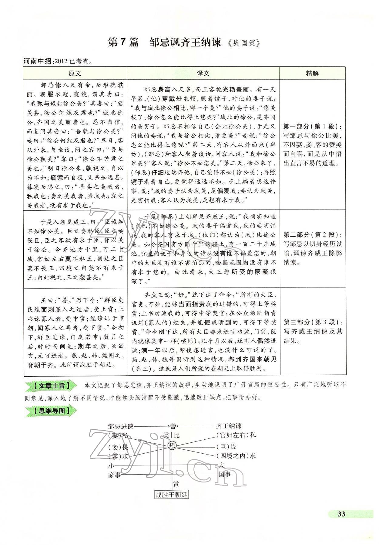 2022年國華教育中考奪冠語文河南專版 第33頁