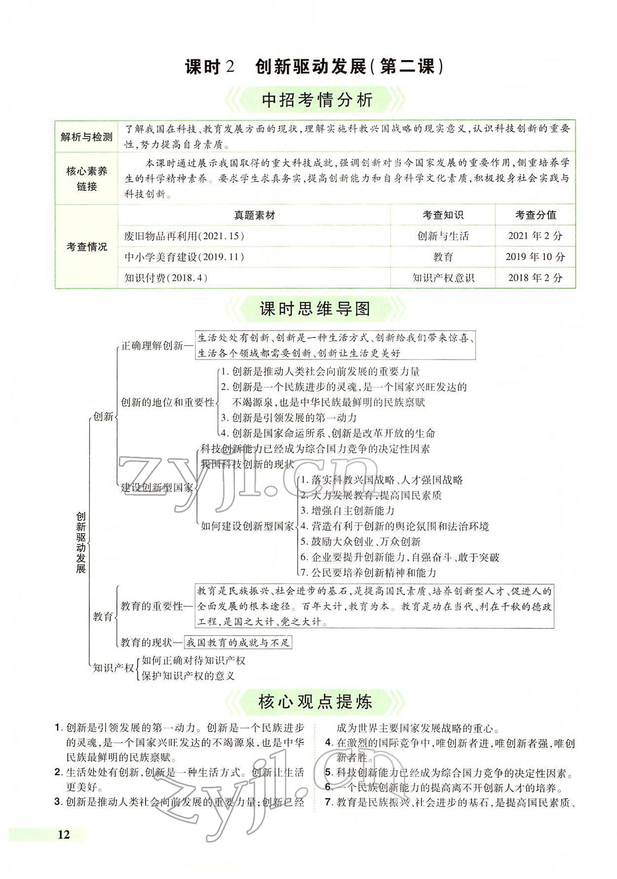 2022年國華教育中考奪冠道德與法治河南專版 第8頁