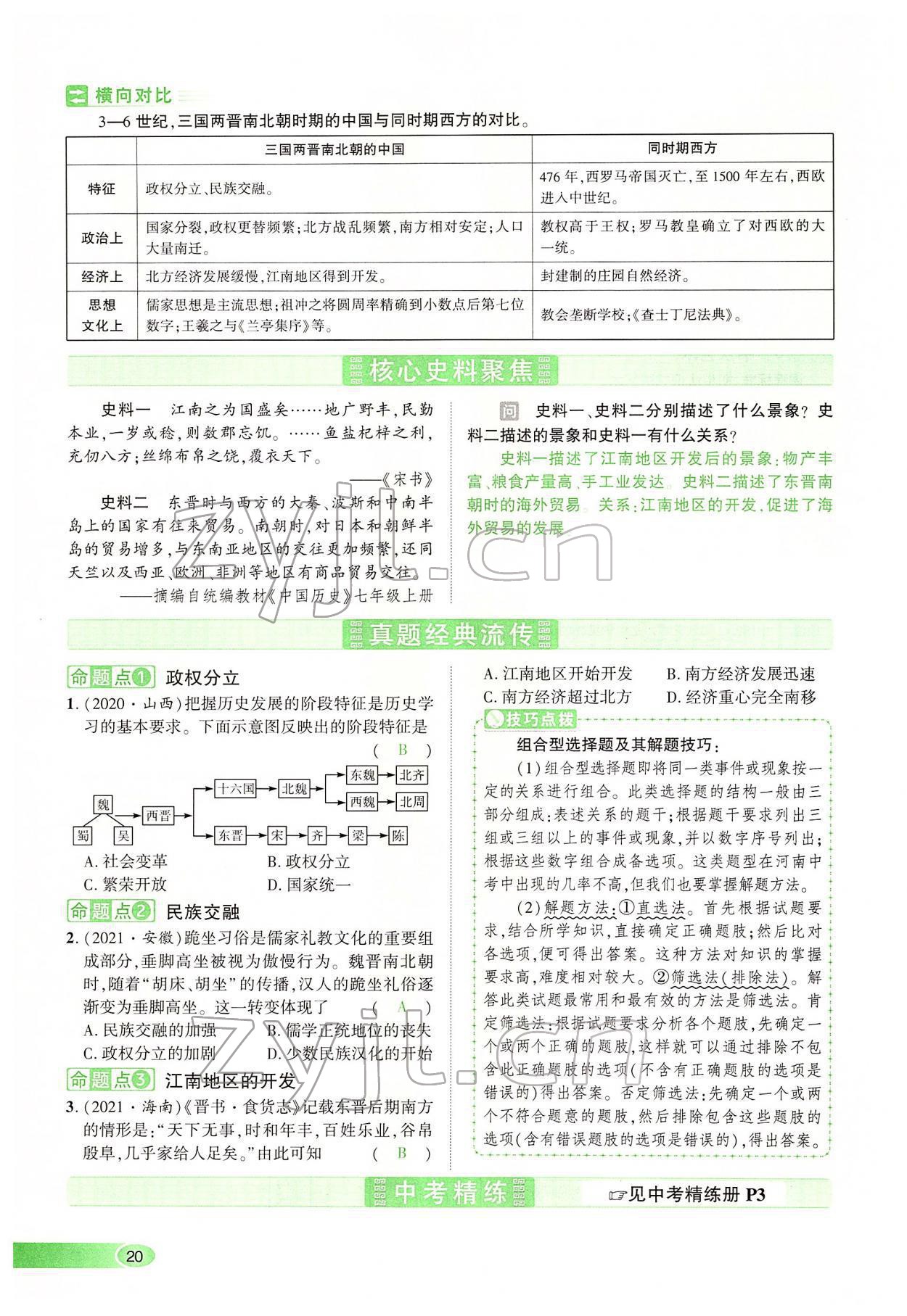 2022年河南中考命題非常解讀歷史 第20頁