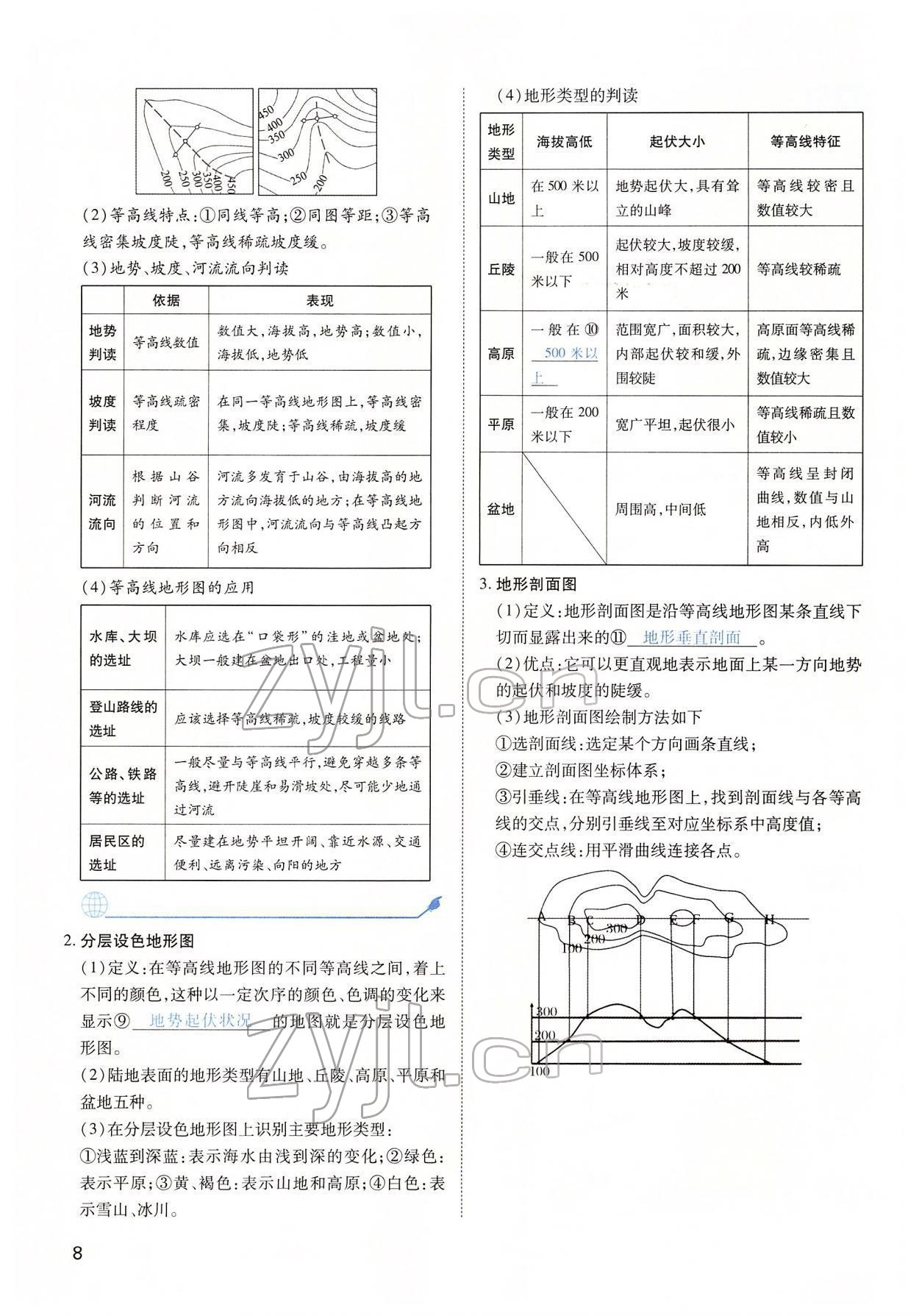 2022年河南中考第一輪總復習一本全地理 第8頁