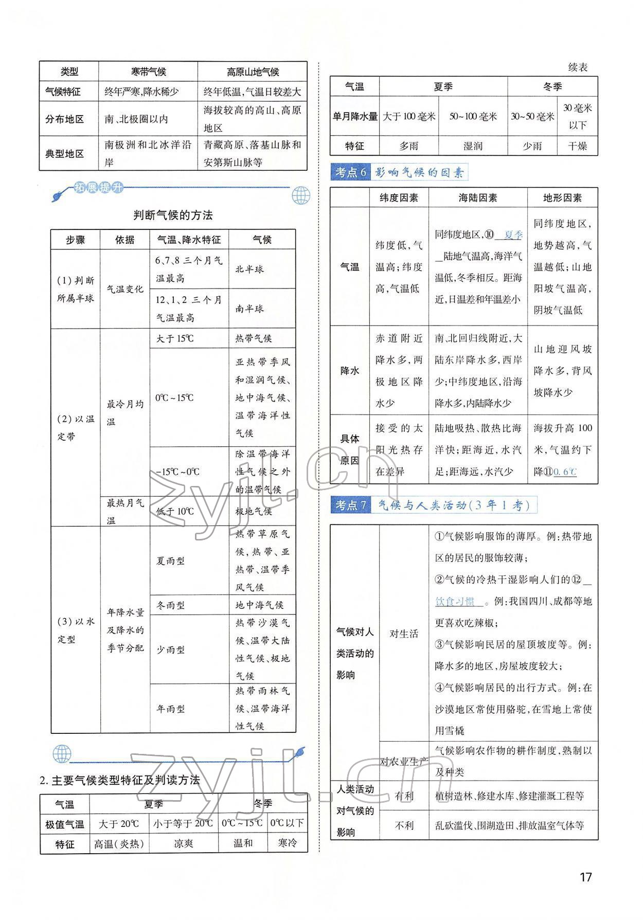 2022年河南中考第一輪總復(fù)習一本全地理 第17頁