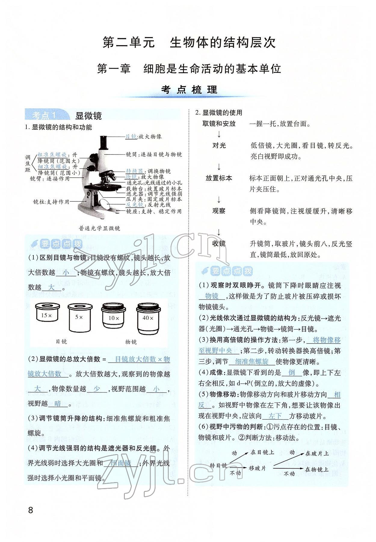 2022年河南中考第一輪總復(fù)習(xí)一本全生物 第8頁