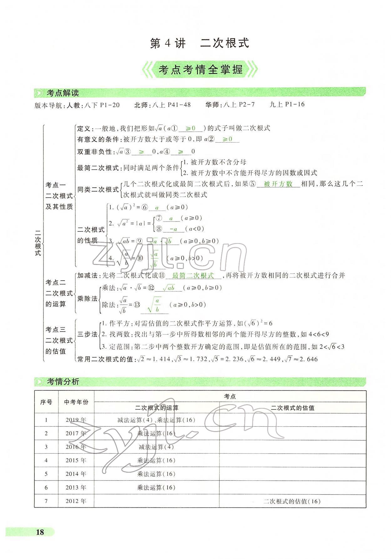 2022年國華教育中考奪冠數學河南專版 第14頁
