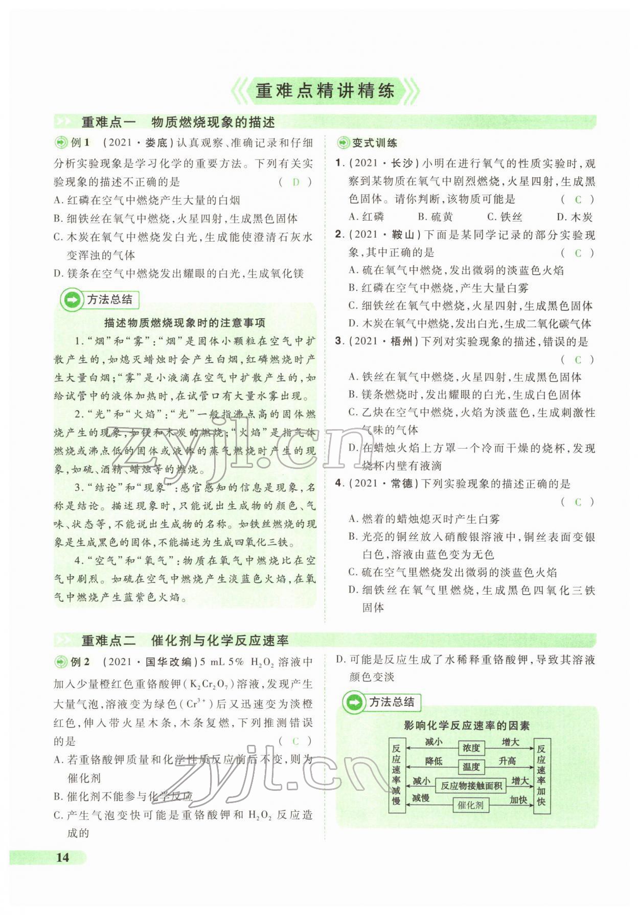 2022年國華教育中考奪冠化學河南專版 第14頁