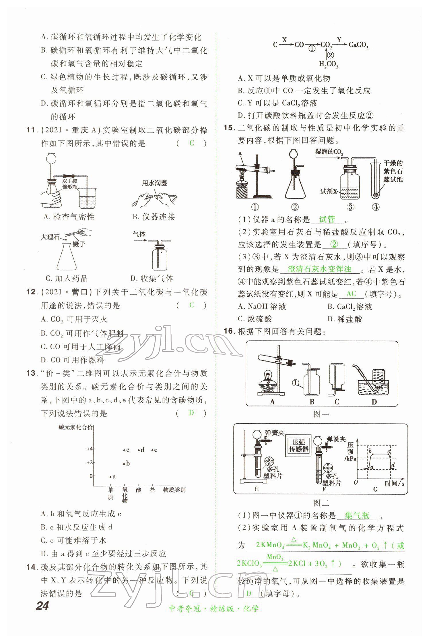 2022年國華教育中考奪冠化學河南專版 第24頁